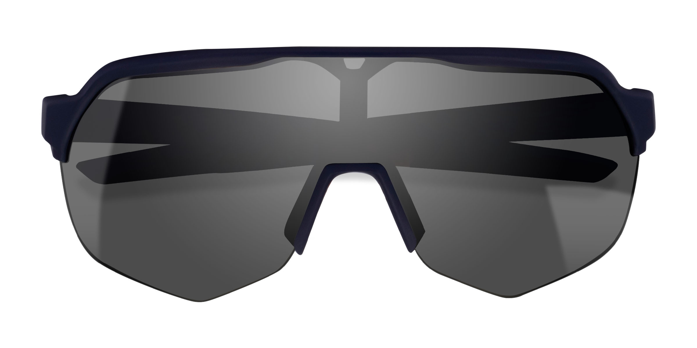 Matte Navy Orange Vert -  Plastique Lunettes de soleil