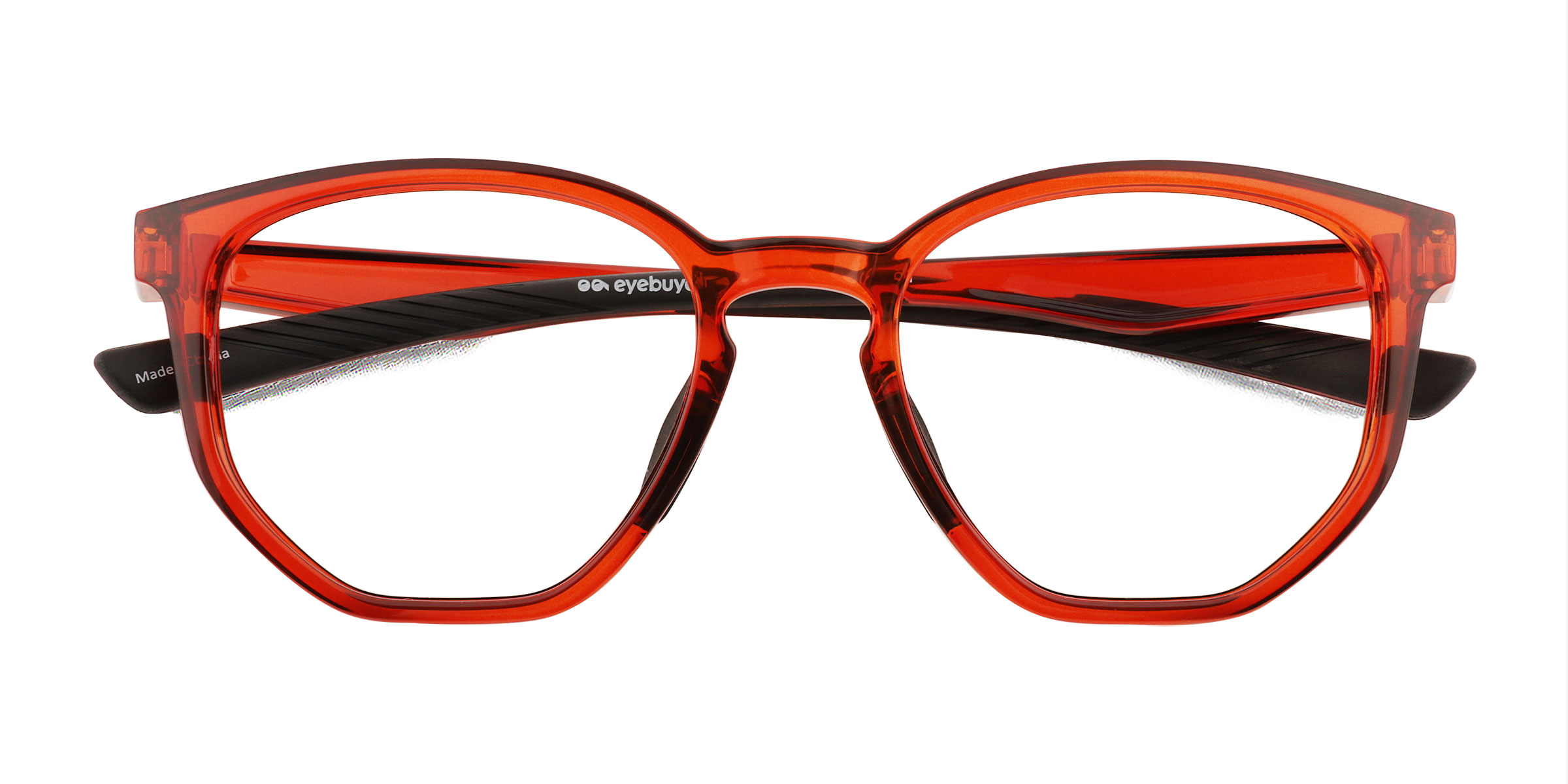 Clear Orange Atom -  Plastique Lunettes de vue