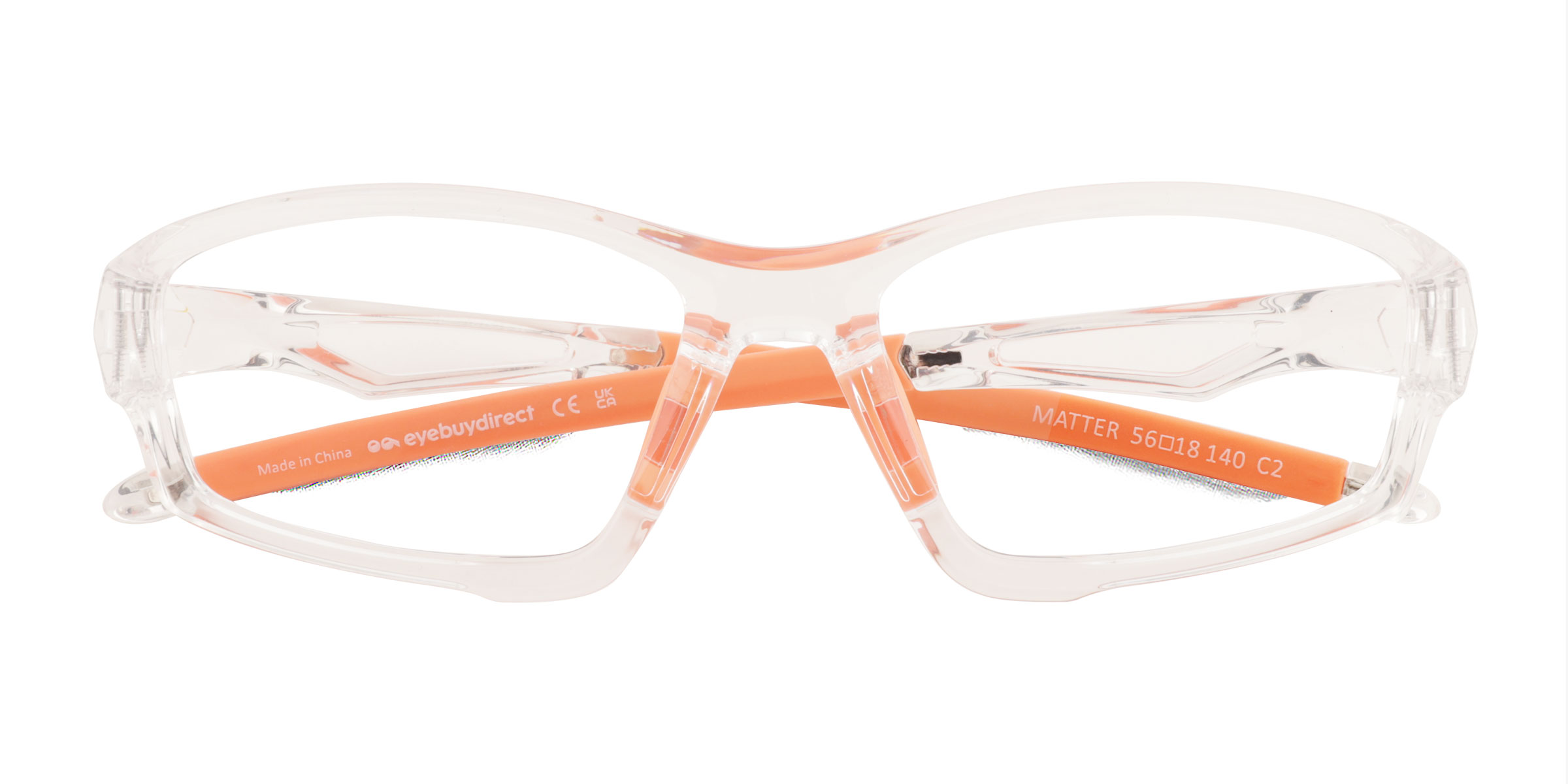 Clear Orange Matter -  Plastique Lunettes de vue