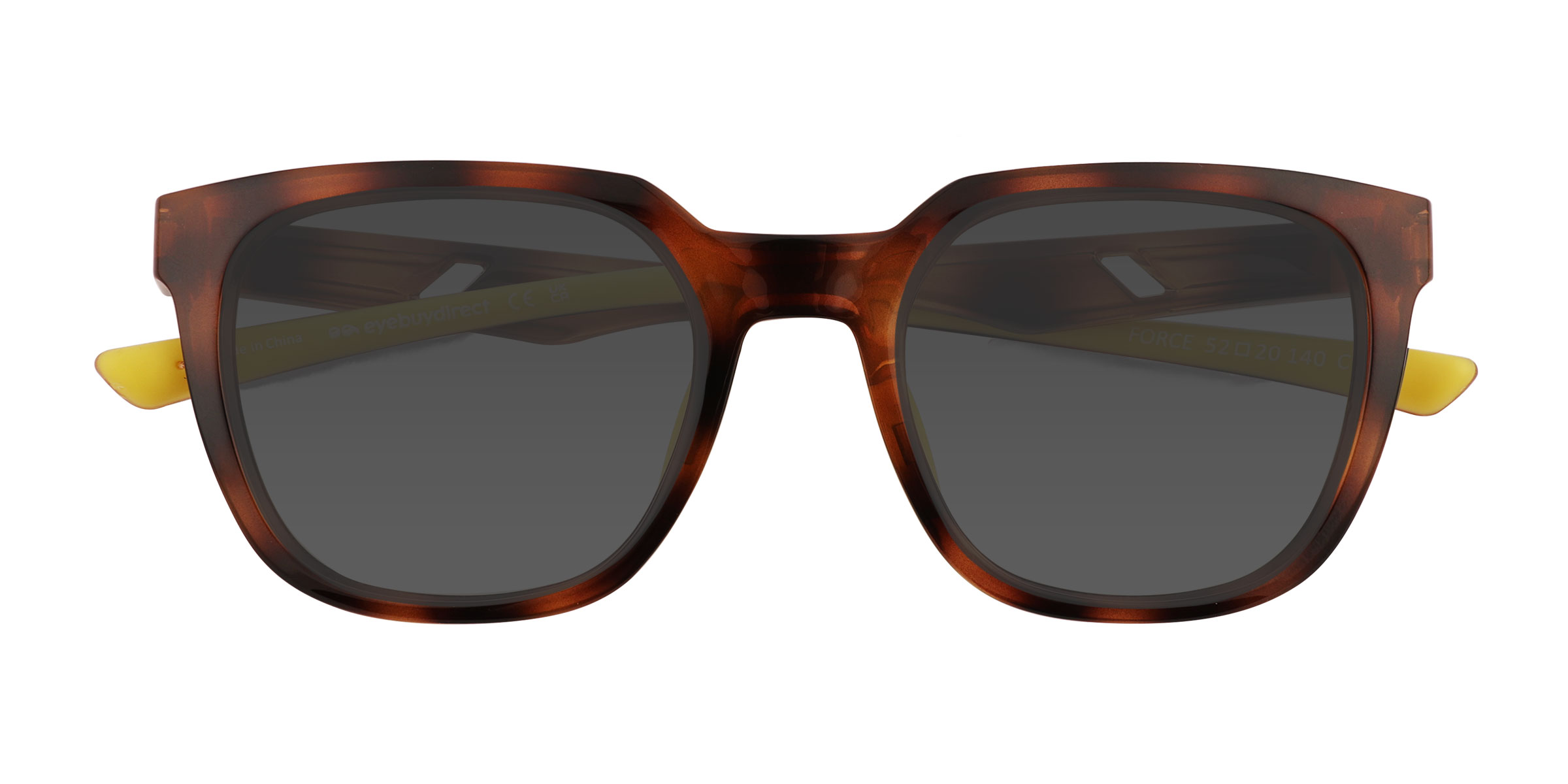 Brown Tortoise Force - Plastique Lunettes de soleil
