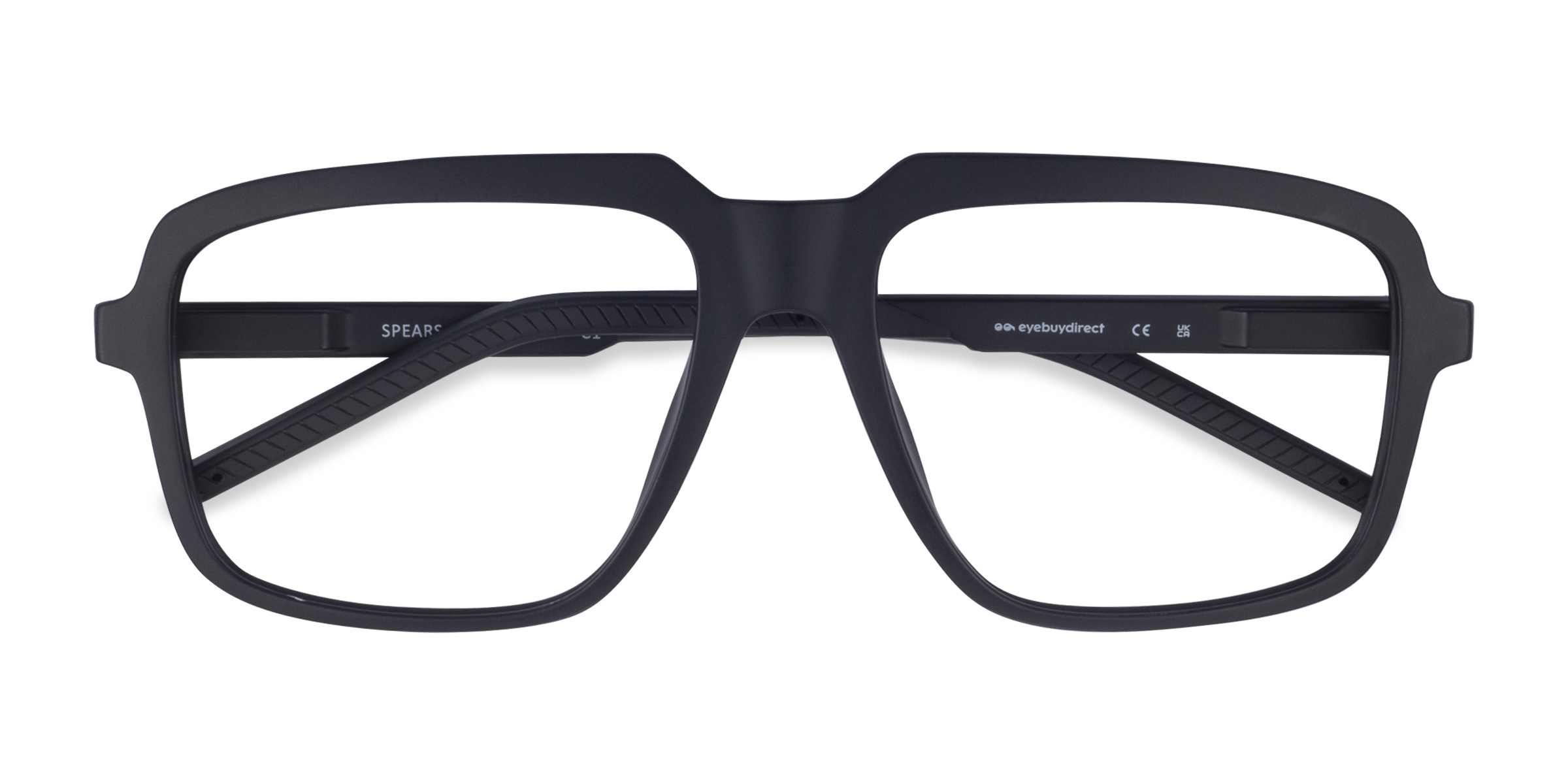 Noir Spears -  Plastique Lunettes de vue