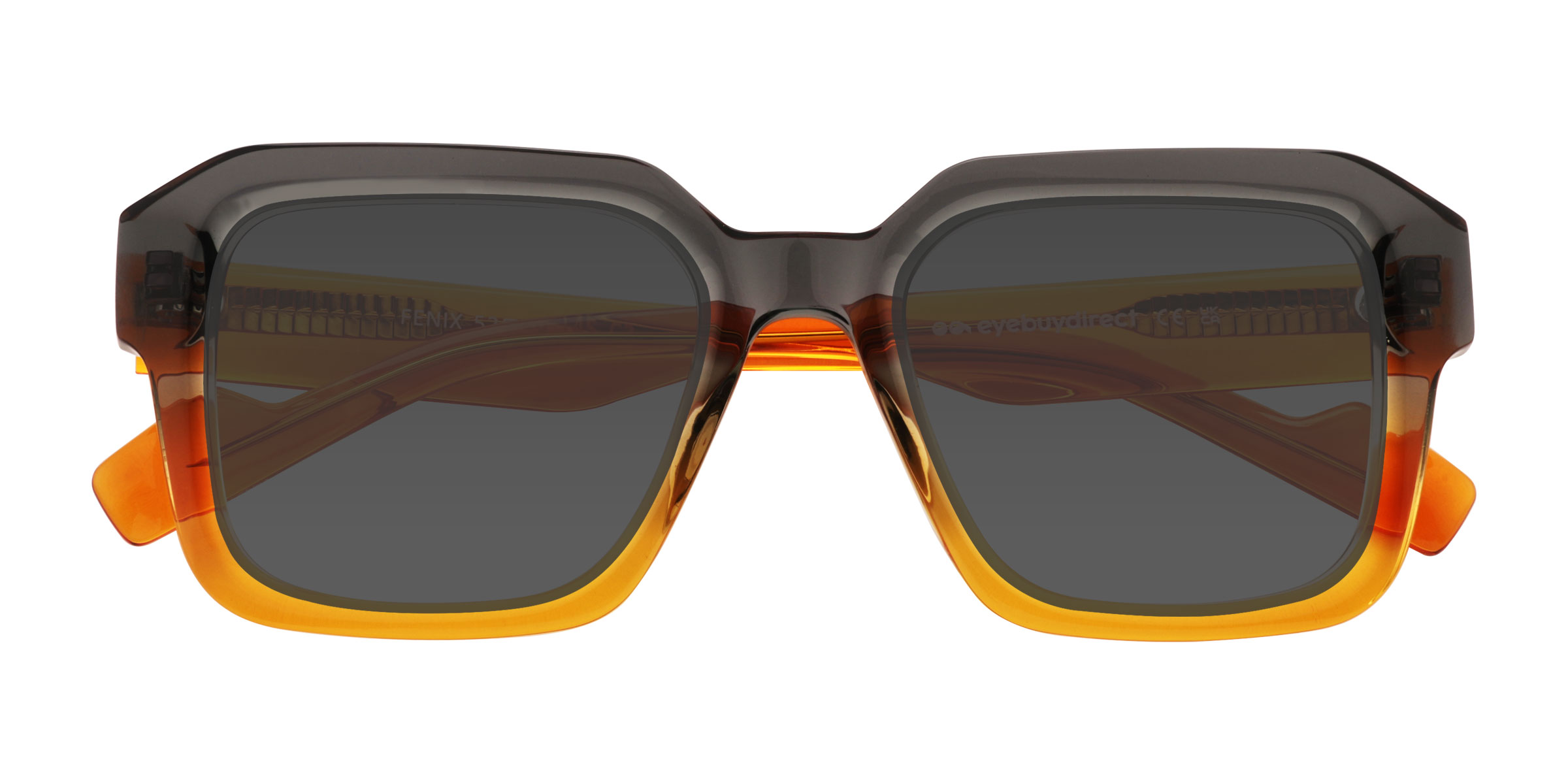 Gray Orange Fenix -  Acétate Lunettes de soleil