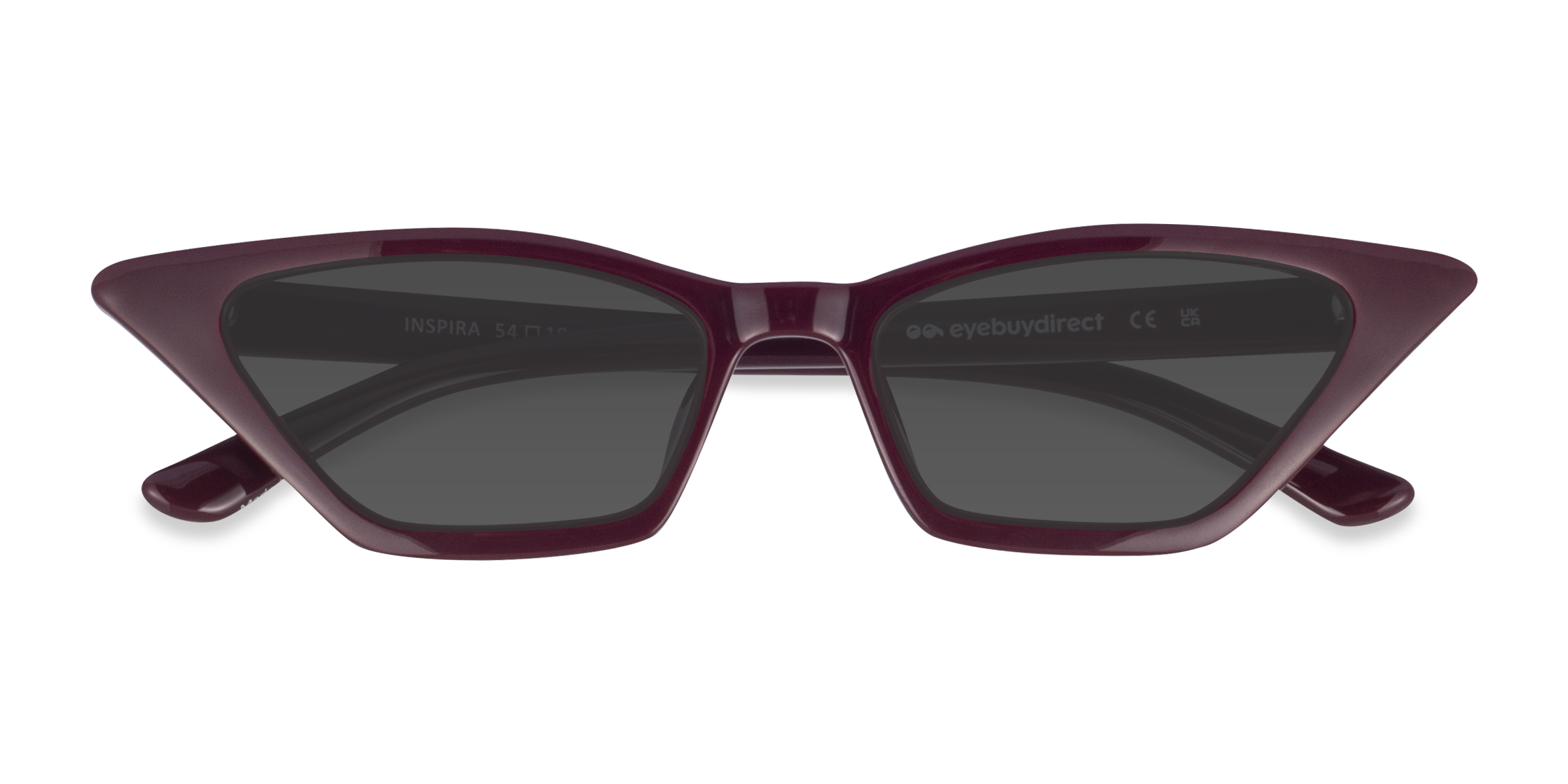 Burgundy  Inspira -  Plastique Lunettes de soleil