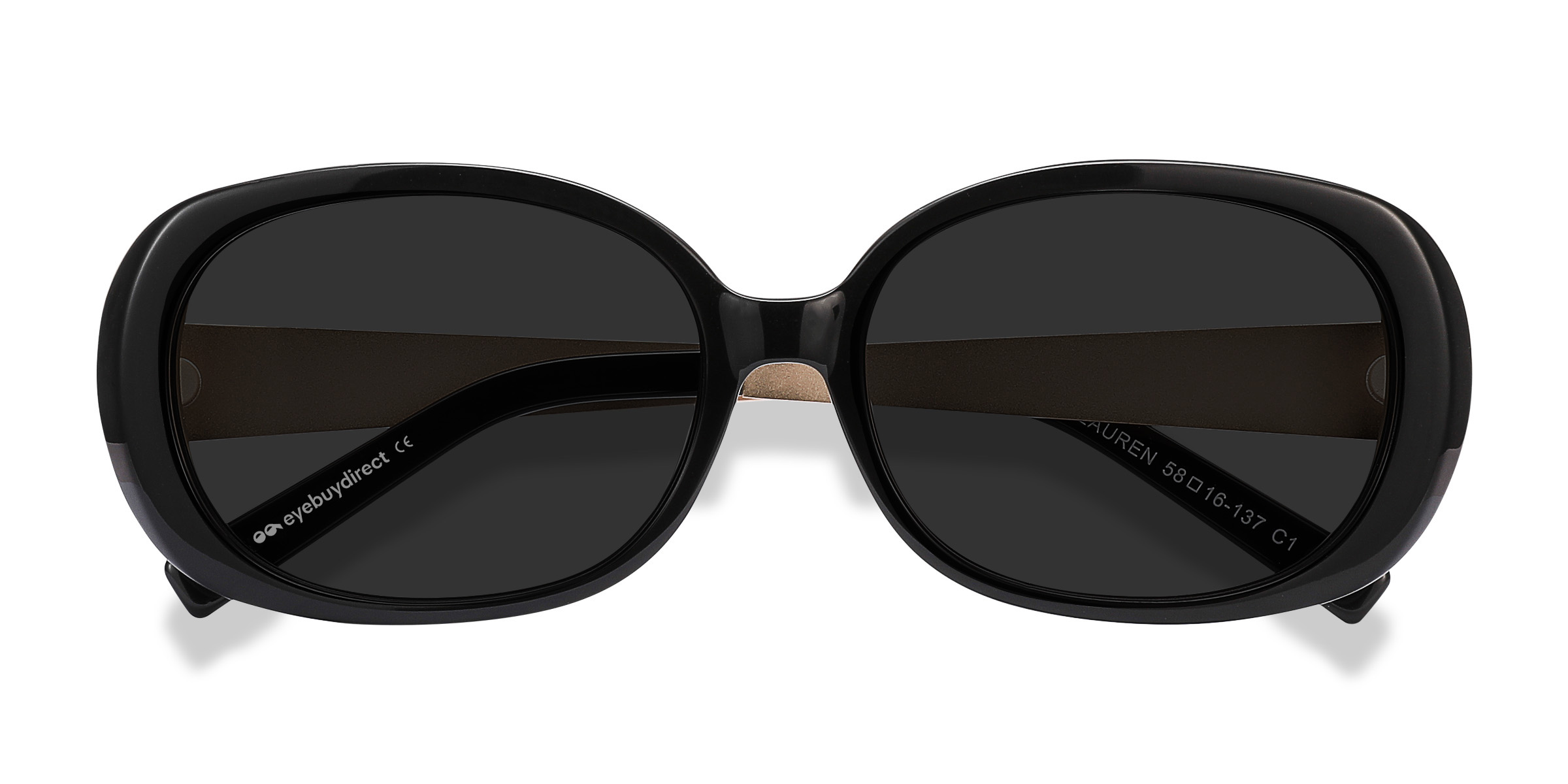 Noir Lauren -  Acetate-metal Lunettes de soleil