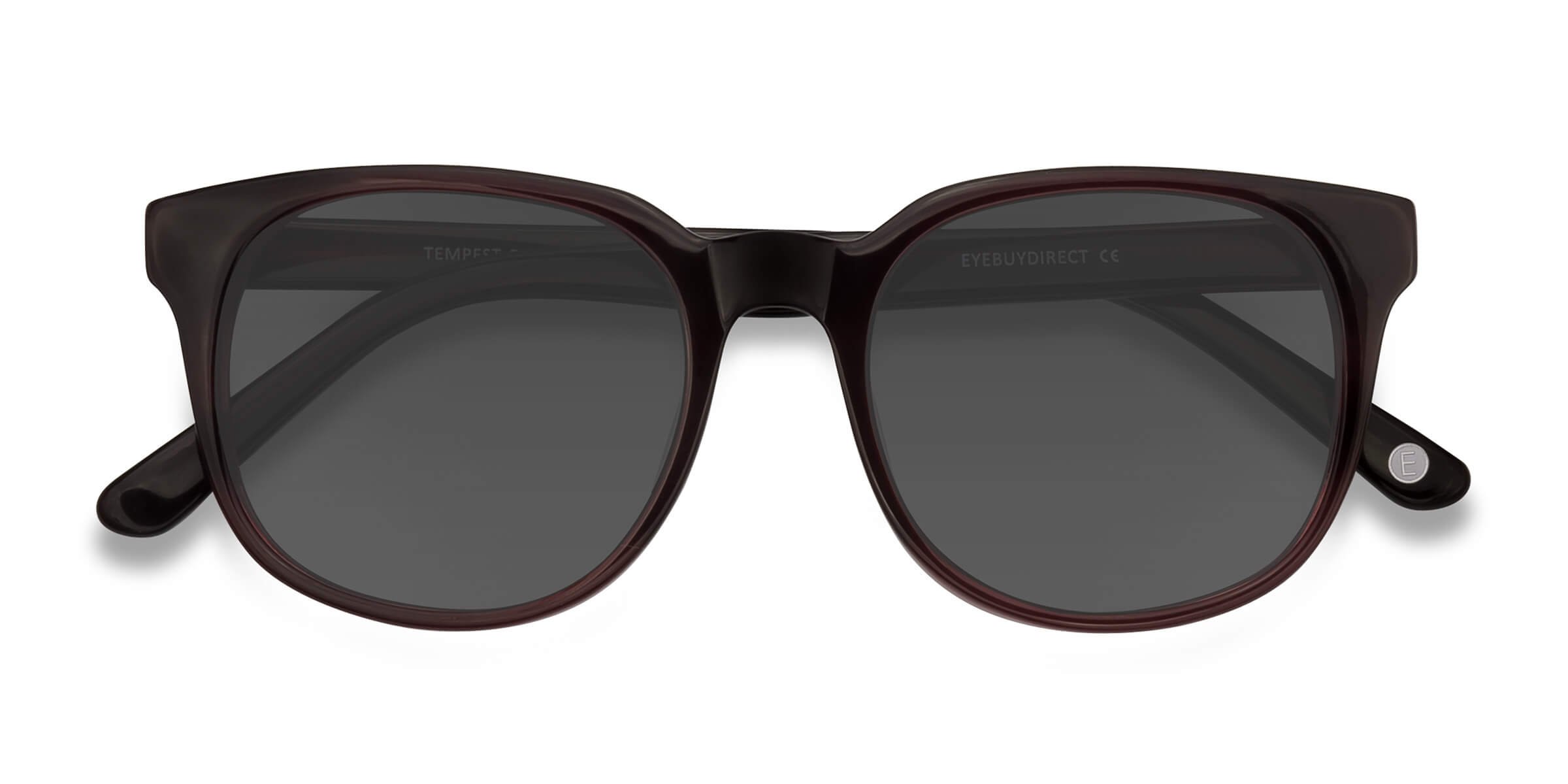 Purple Brown Tempest -  Acetate Sunglasses