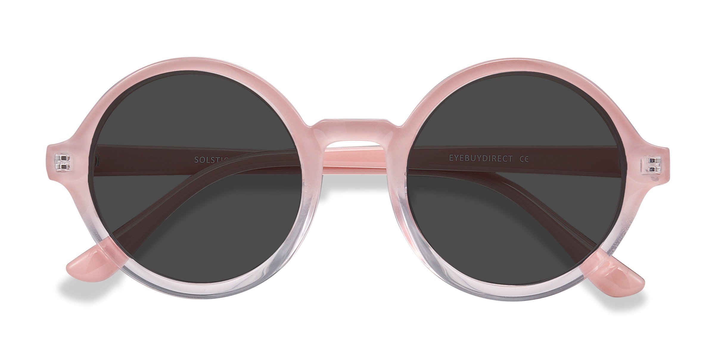 Pink Clear Solstice -  Plastic Sunglasses
