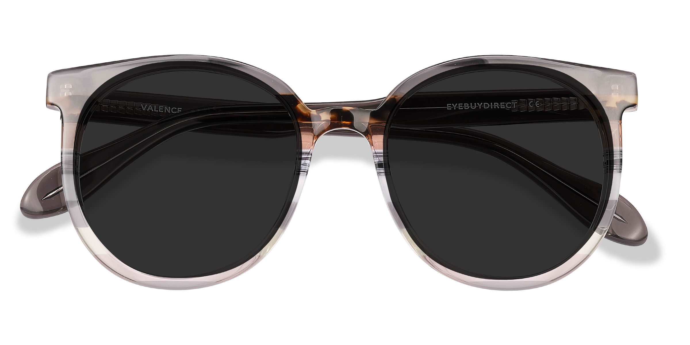 Gray Brown Valence -  Acetate Sunglasses