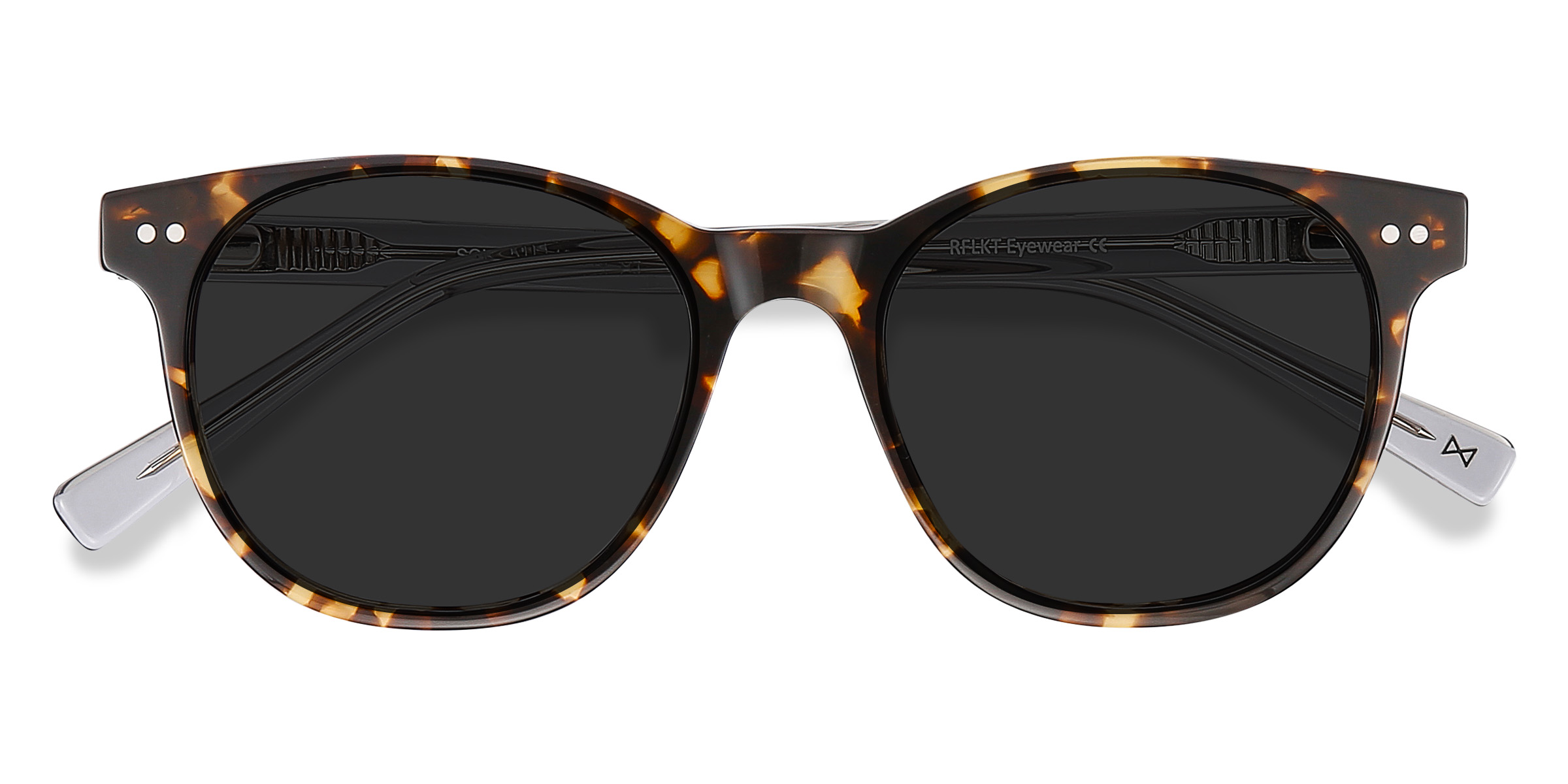 Tortoise Gray Sol -  Acetate Sunglasses