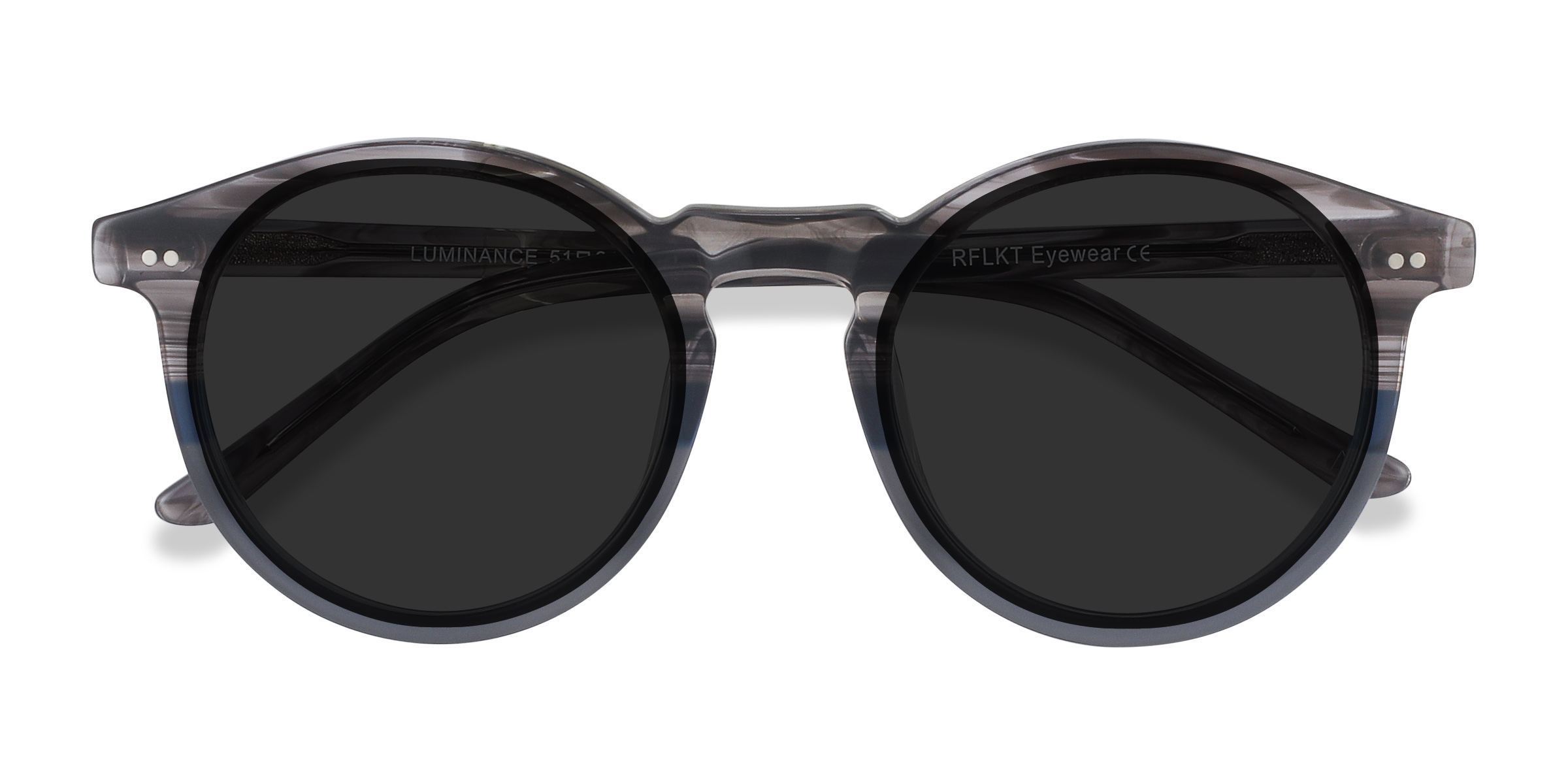 Striped Luminance -  Acetate Sunglasses