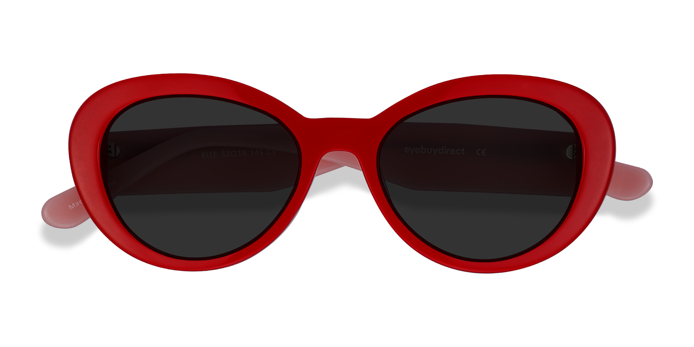 Red & Pink Elle -  Acetate Sunglasses