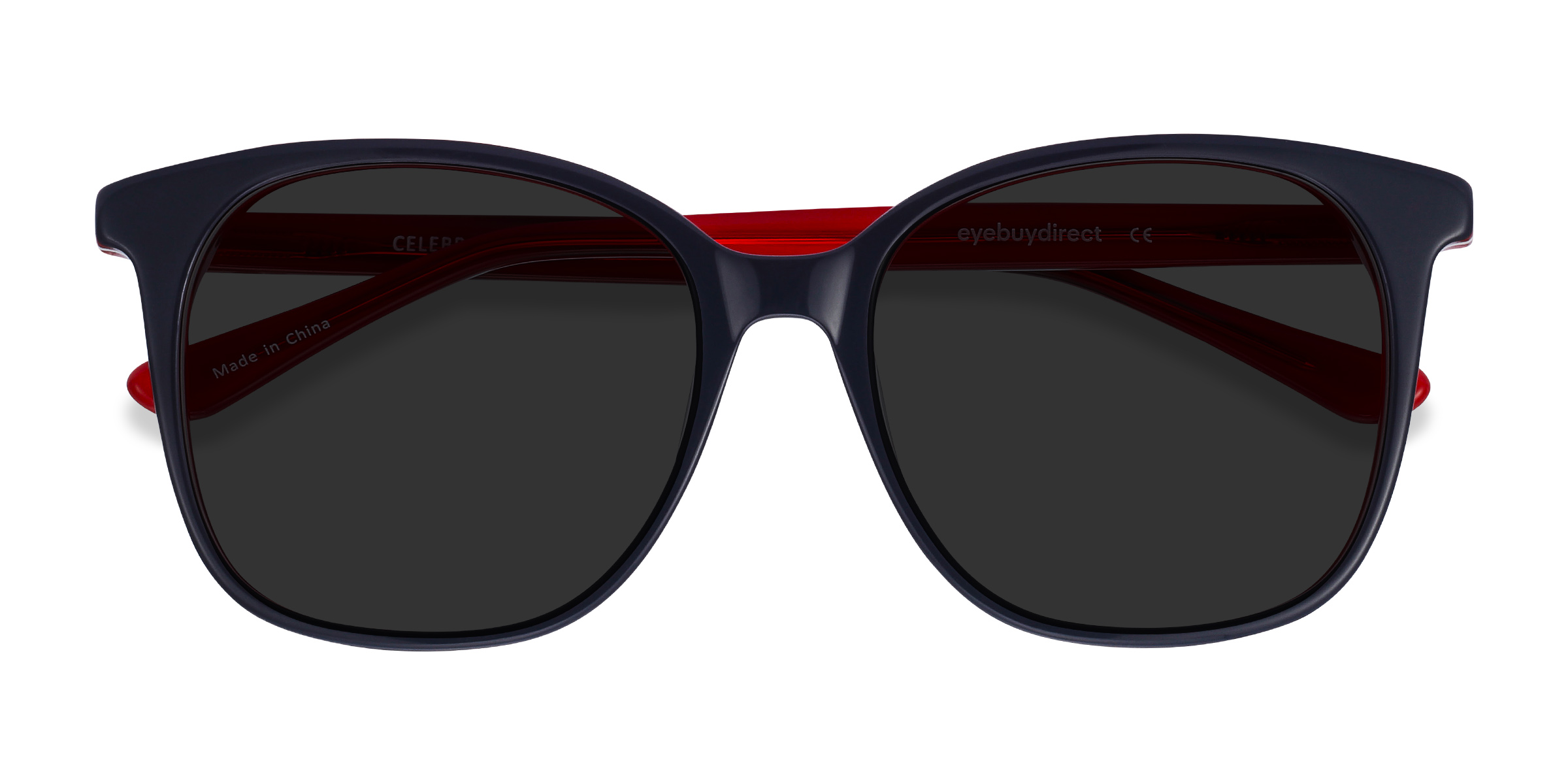 Navy & Red Celebration -  Acétate Lunettes de soleil