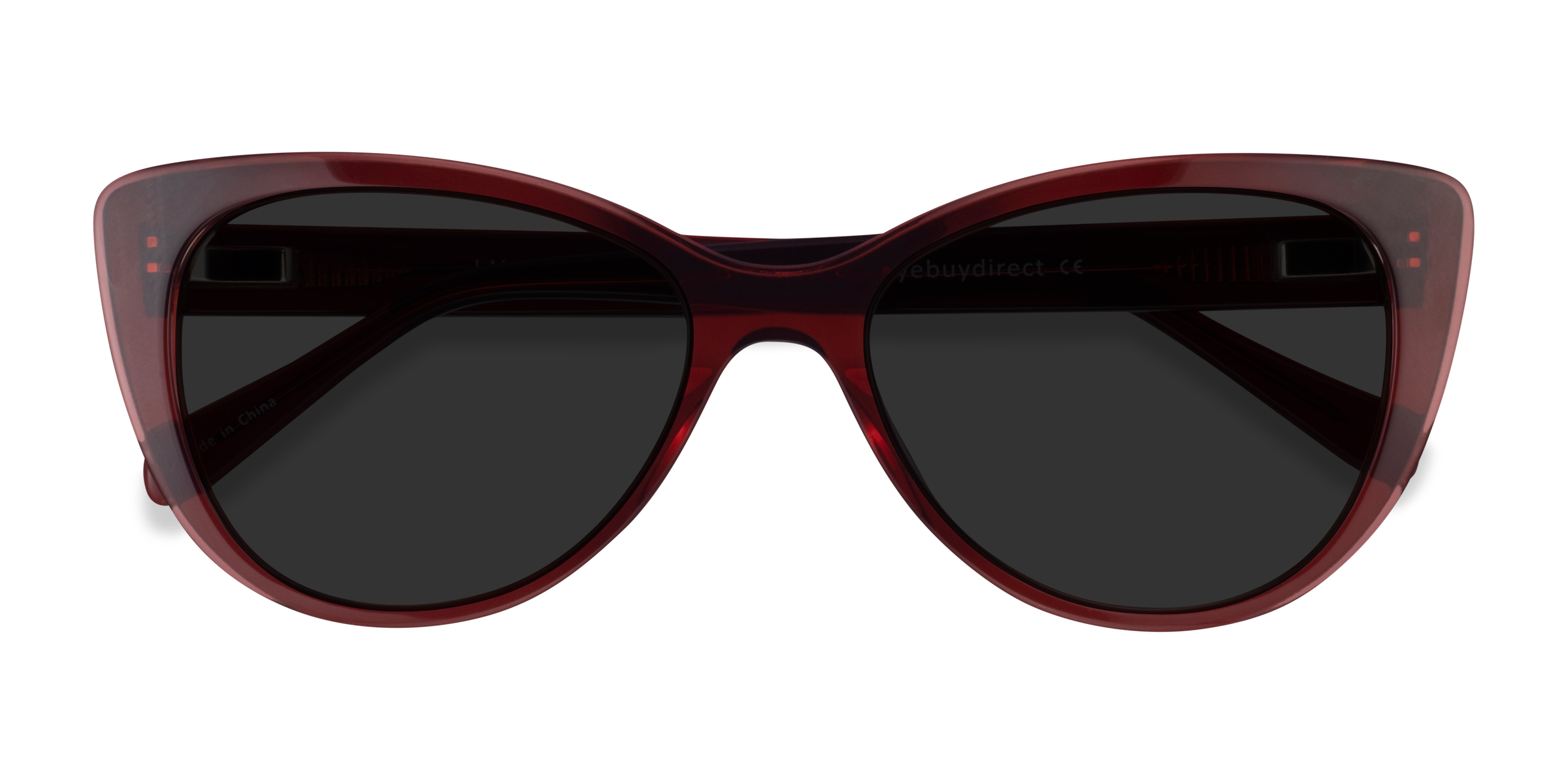 Clear Red Lamarr -  Acétate Lunettes de soleil