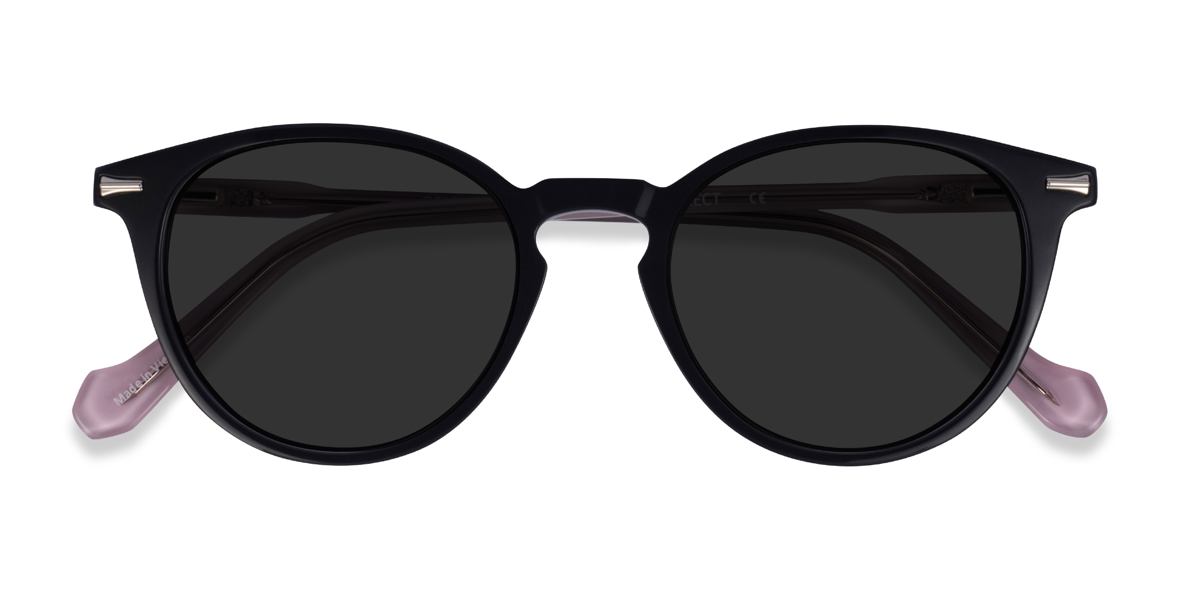 Black Pink Origami -  Acetate Sunglasses