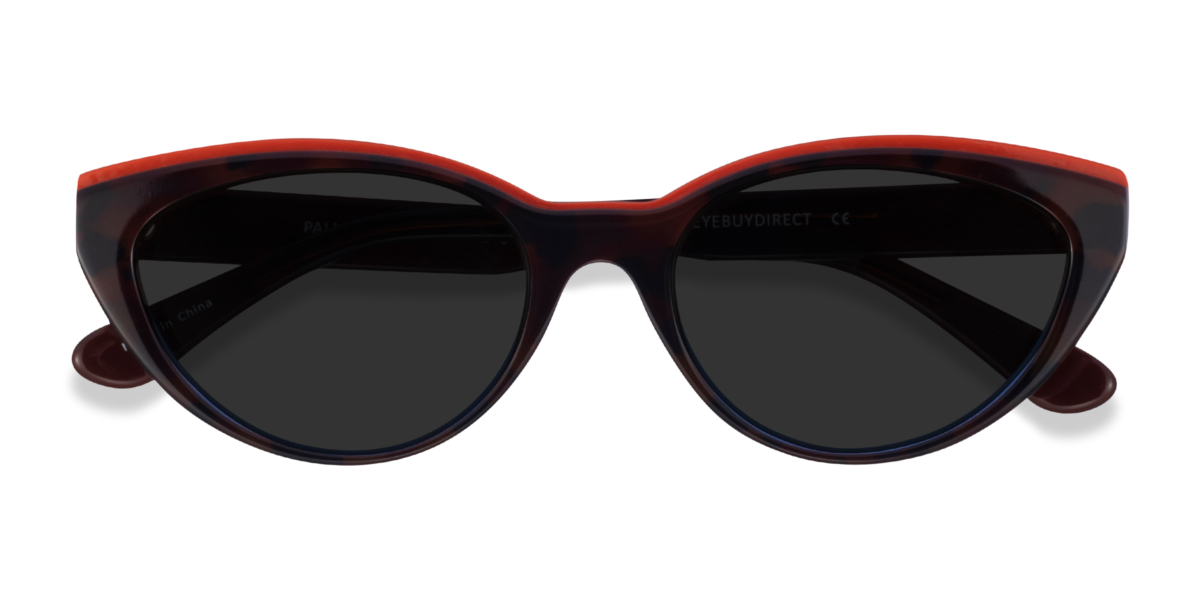 Red Tortoise Blue Palm Beach - Acétate Lunettes de soleil