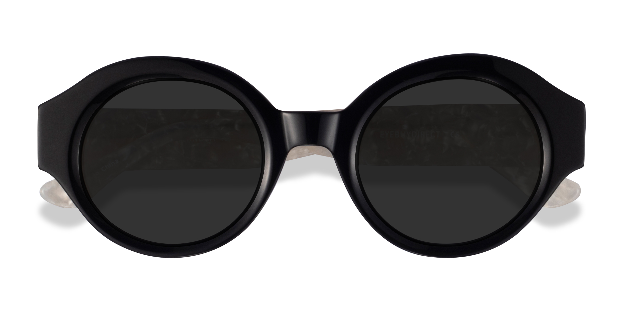 Black White Supernova -  Acetate Sunglasses