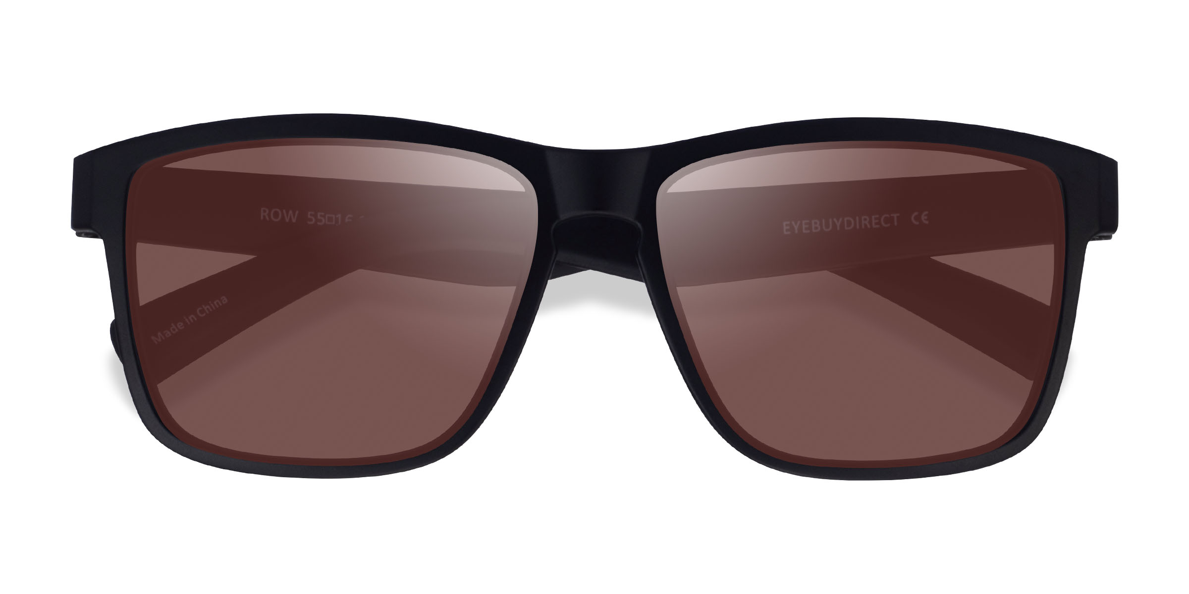 Black Brown Row -  Plastic Sunglasses