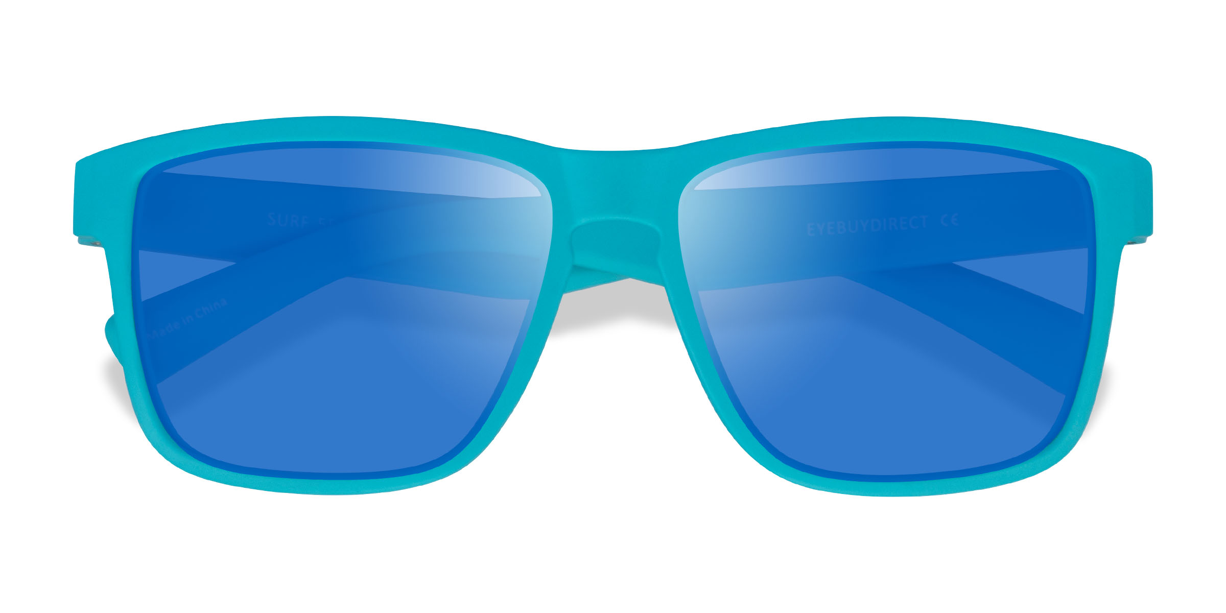 Aqua Blue Surf -  Plastic Sunglasses