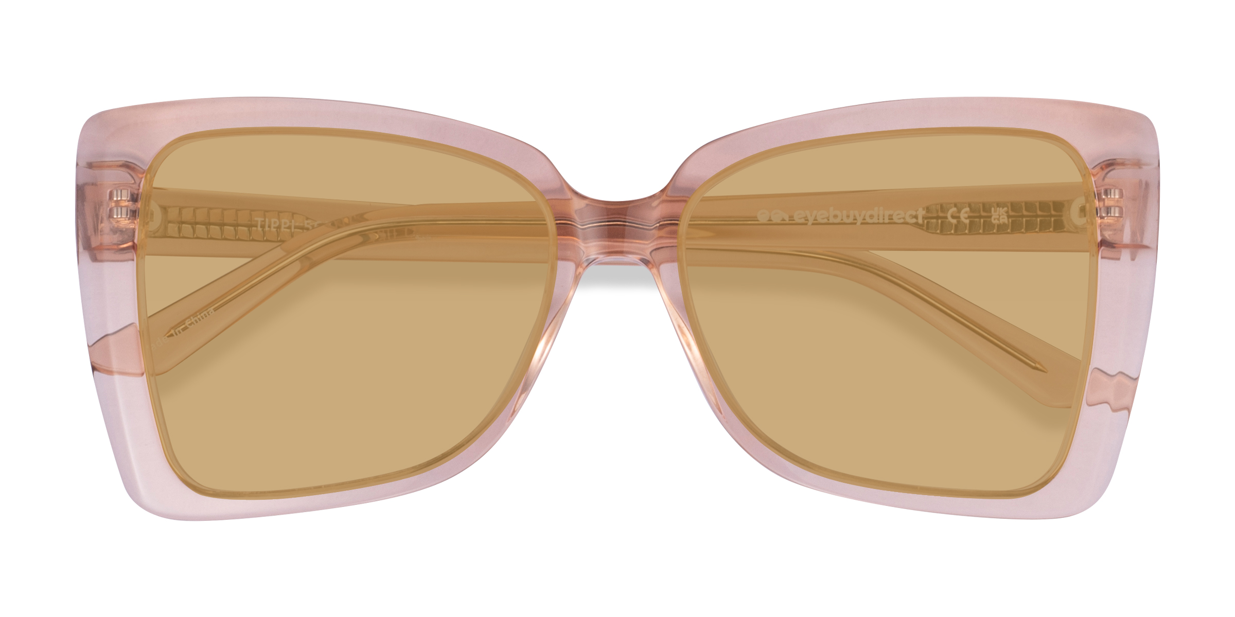 Crystal Peach Tippi -  Acétate Lunettes de soleil