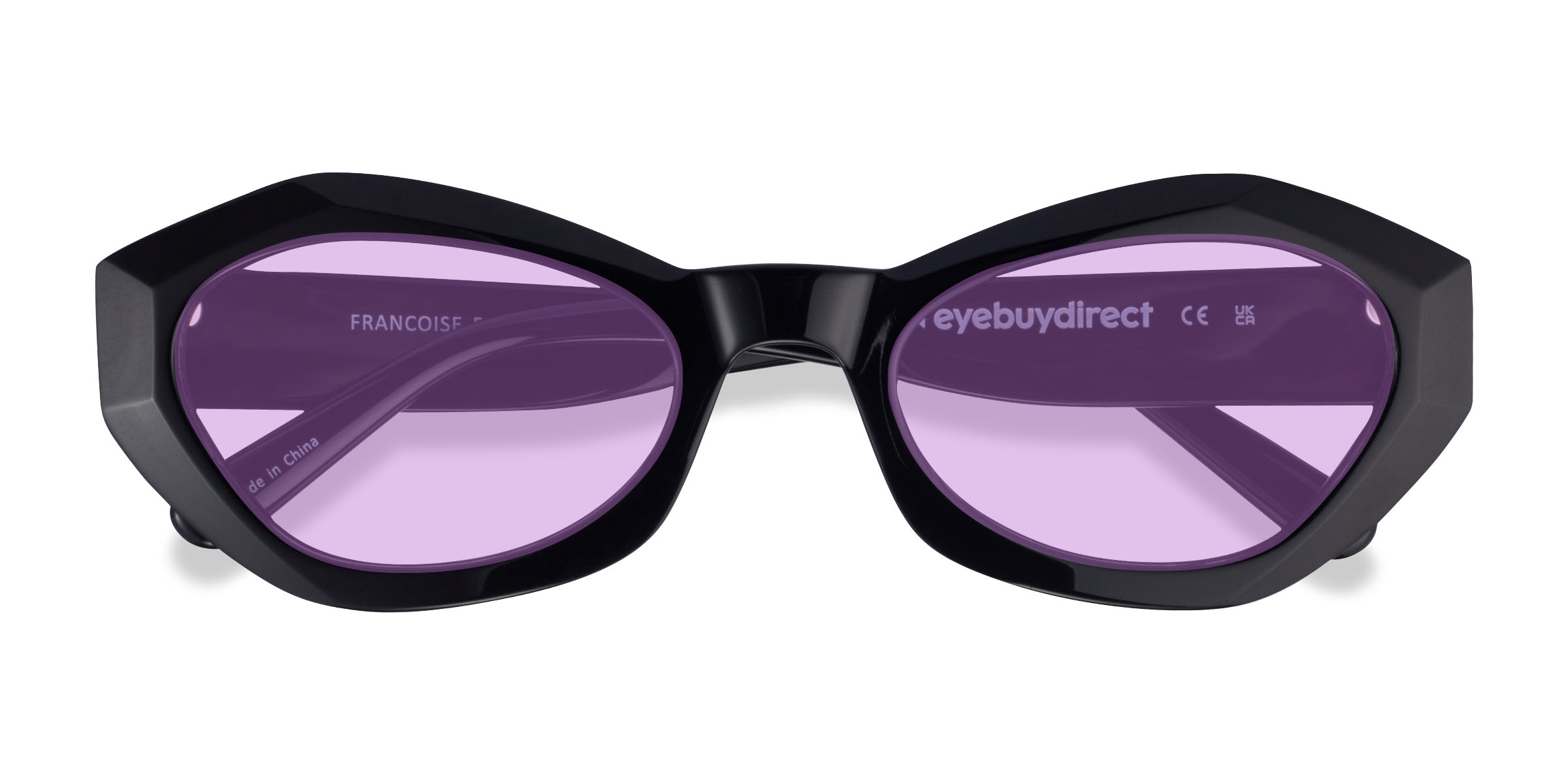 Noir Francoise -  Acétate Lunettes de soleil
