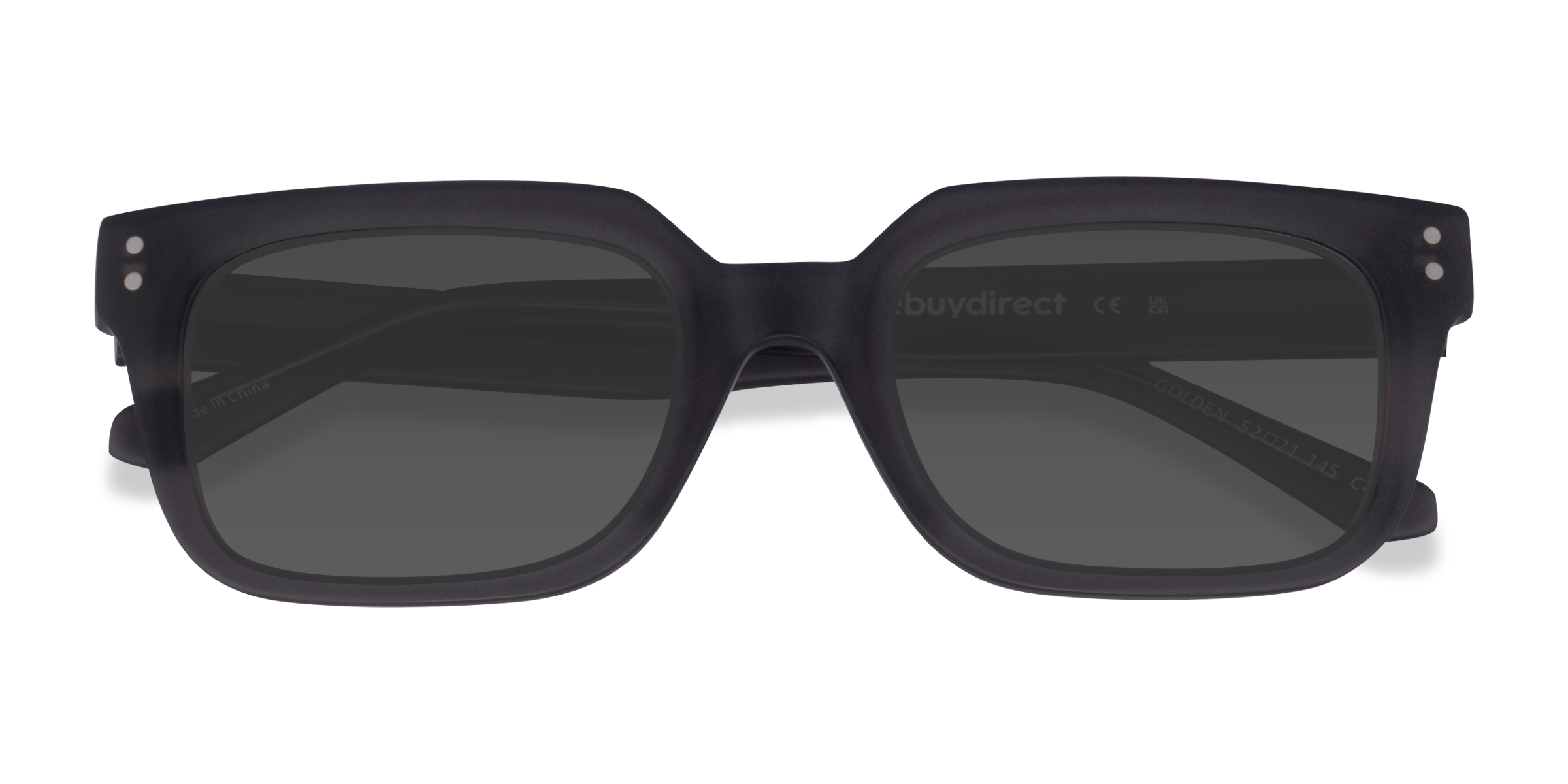 Matte Gray Golden -  Acétate Lunettes de soleil