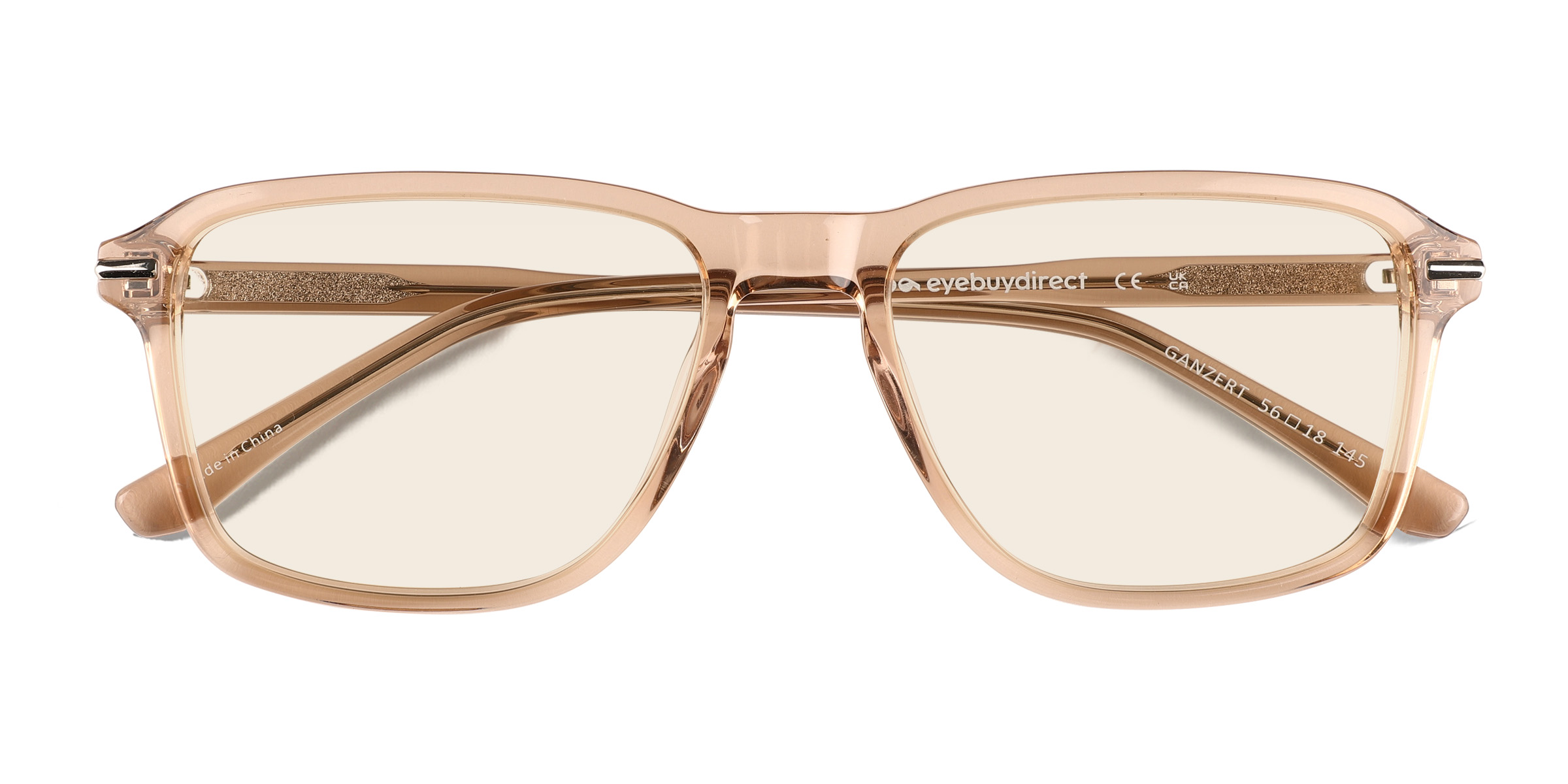 Crystal Brown Ganzert -  Acetate Sunglasses
