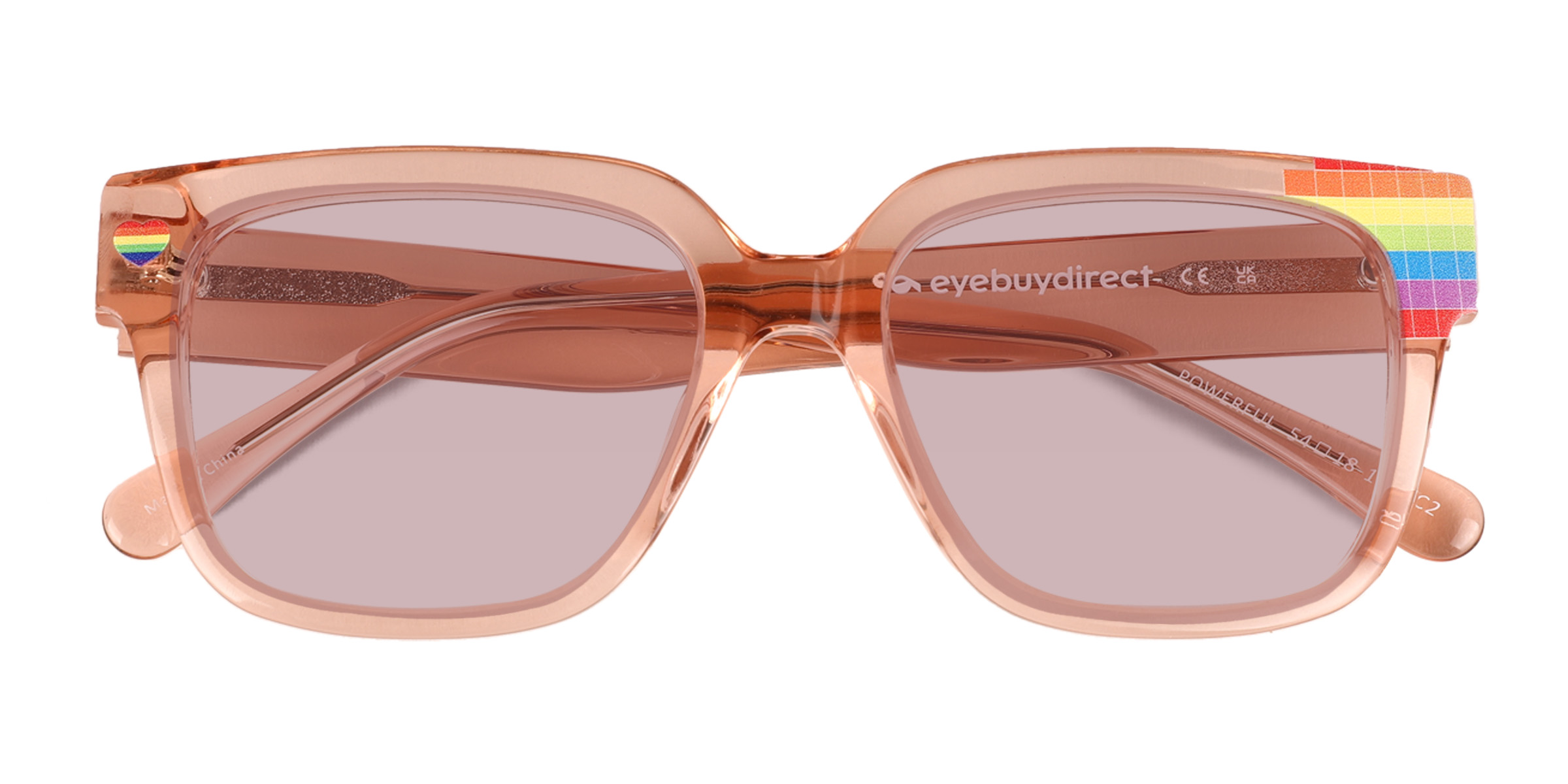 Clear Champagne Powerful - Acétate Lunettes de soleil