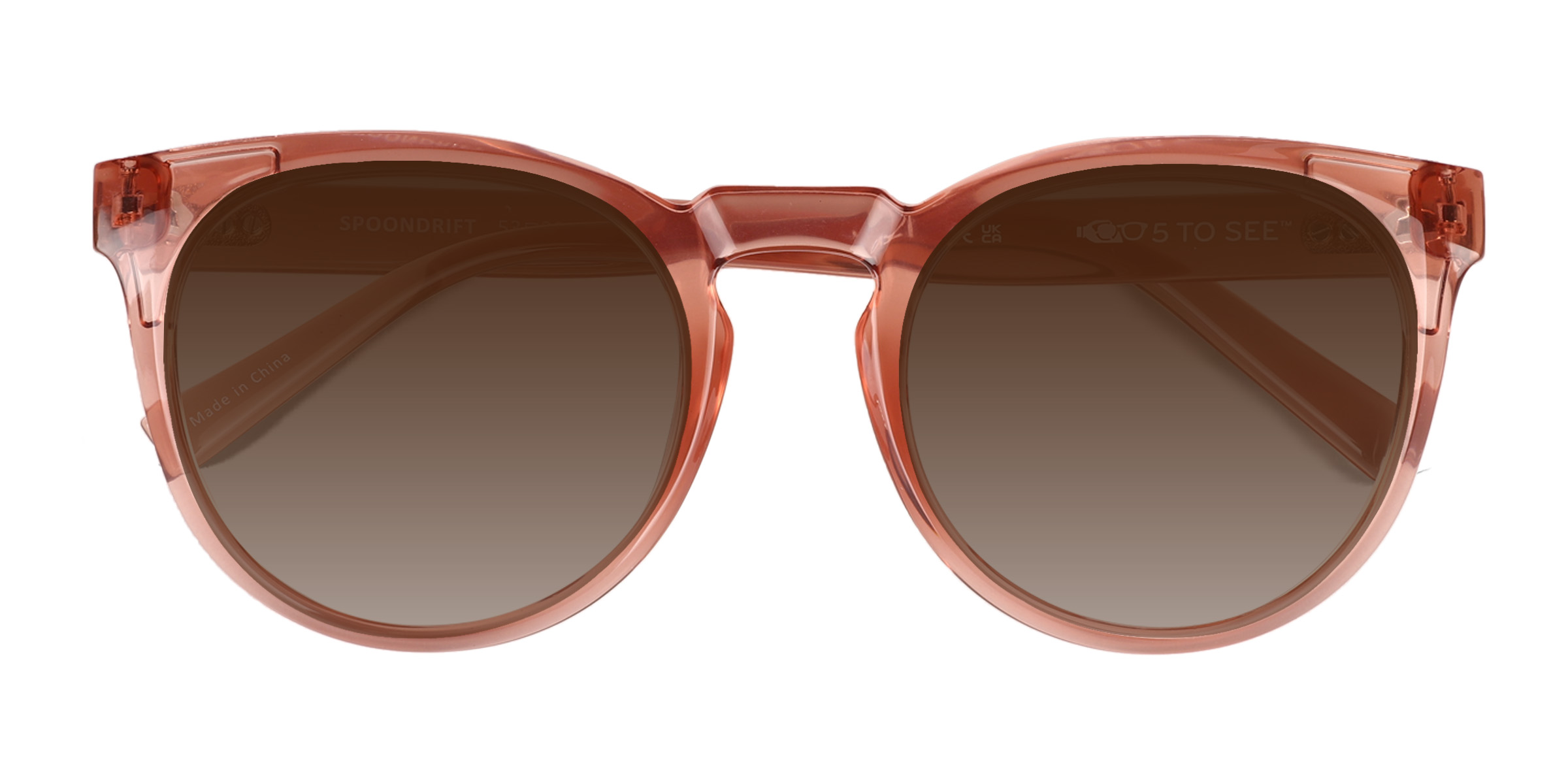 Crystal Champagne Spoondrift -  Plastique Lunettes de soleil