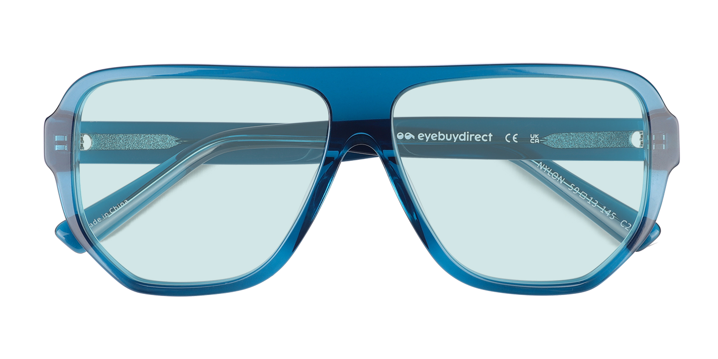 Crystal Blue Nylon - Acétate Lunettes de soleil
