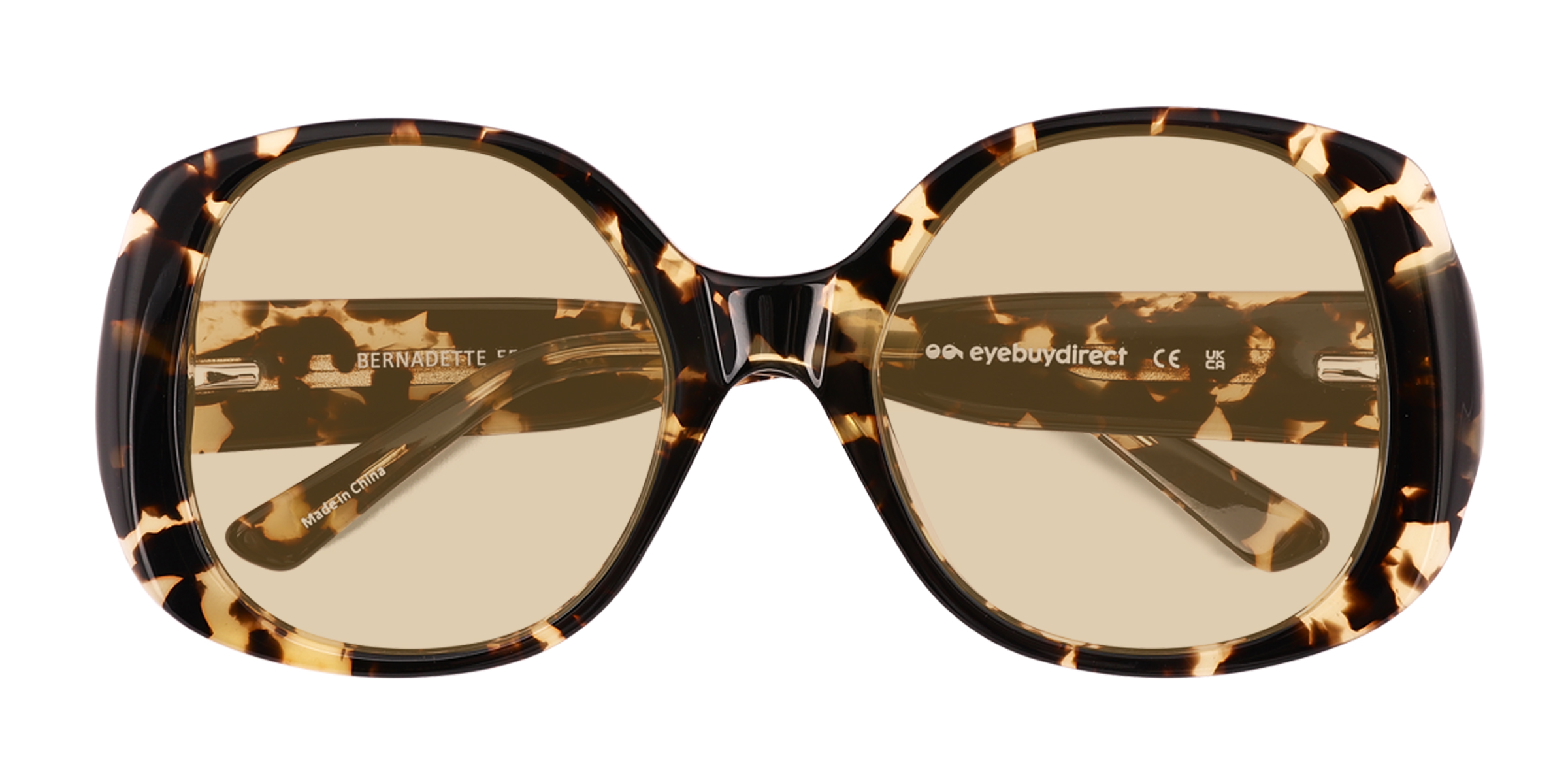 Dark Spotty Tortoise Bernadette -  Acétate Lunettes de soleil