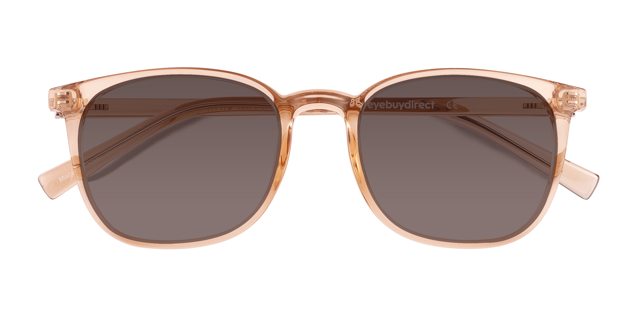 Crystal Light Brown  Redwood -  Eco-friendly Sunglasses