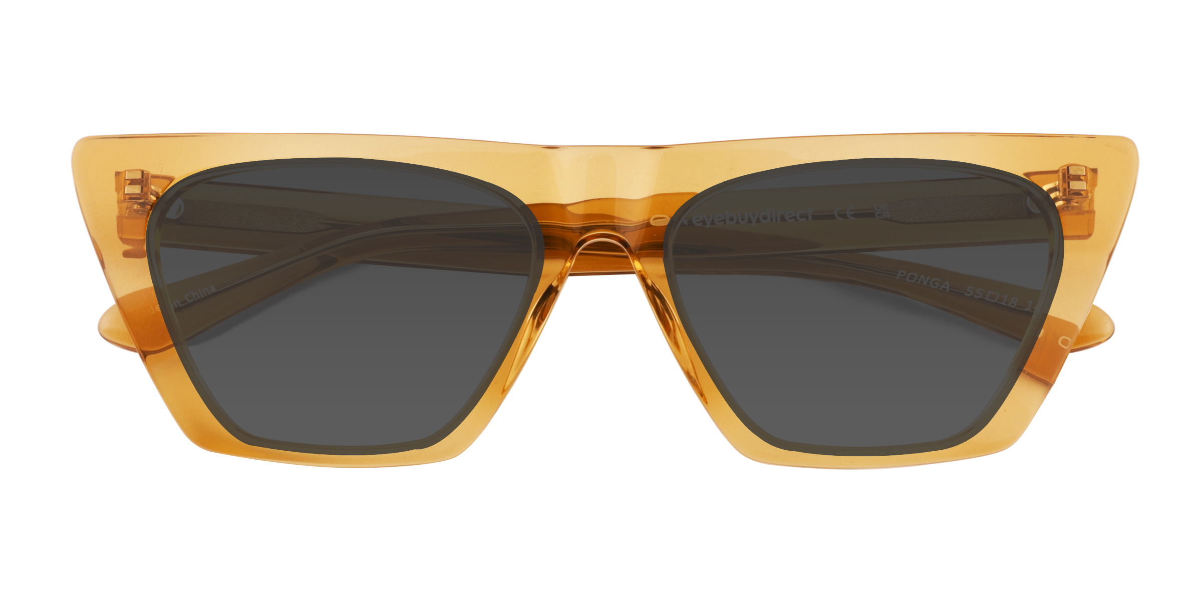 Translucent Light Brown Ponga -  Acétate Lunettes de soleil