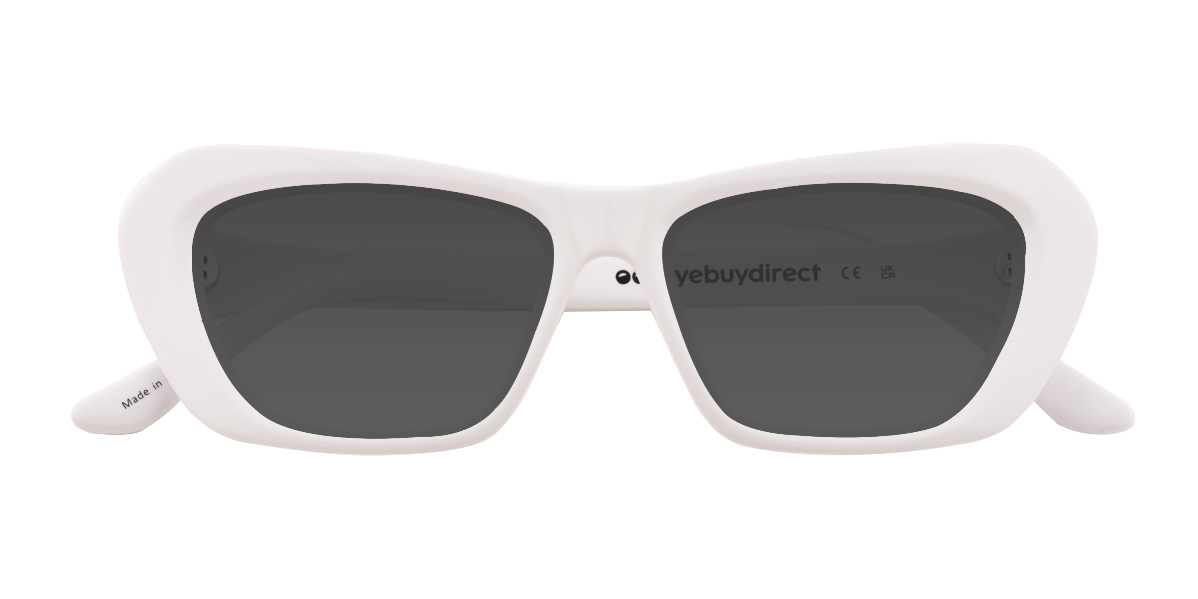 Solid White Rosy -  Acetate Sunglasses