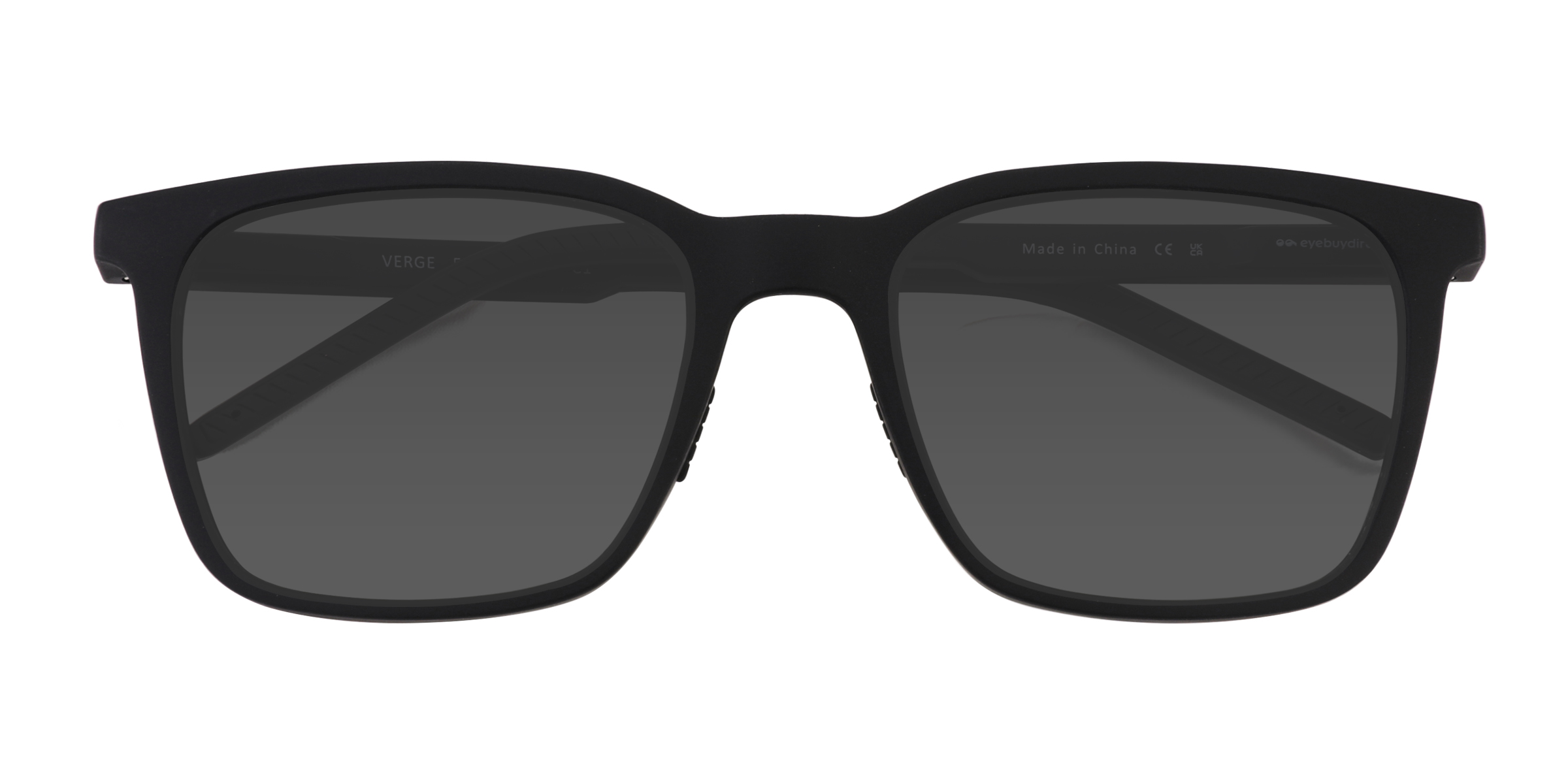 Matte Black Verge -  Plastique Lunettes de soleil