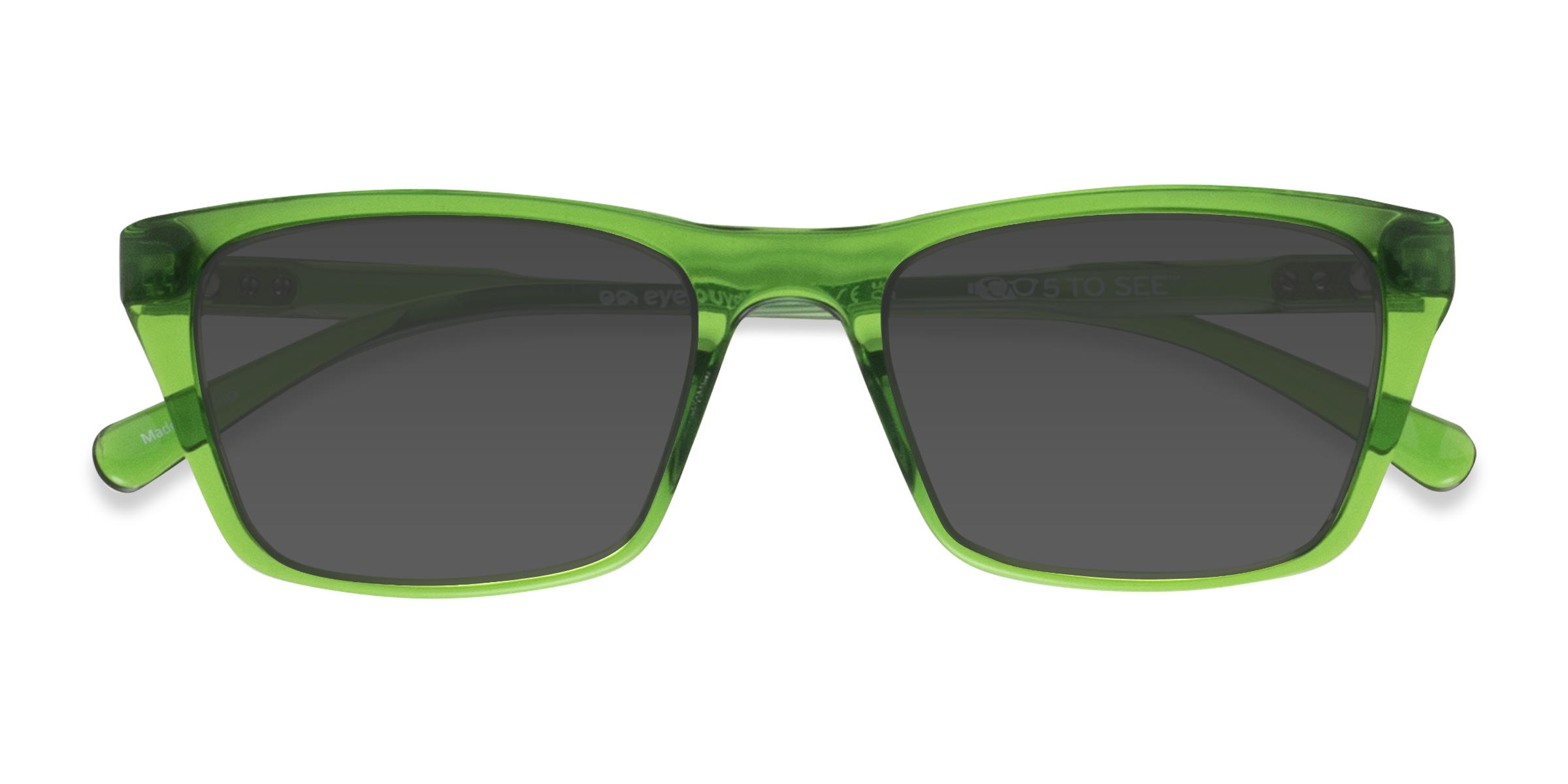 Clear Green Seabreeze -  Plastique Lunettes de soleil