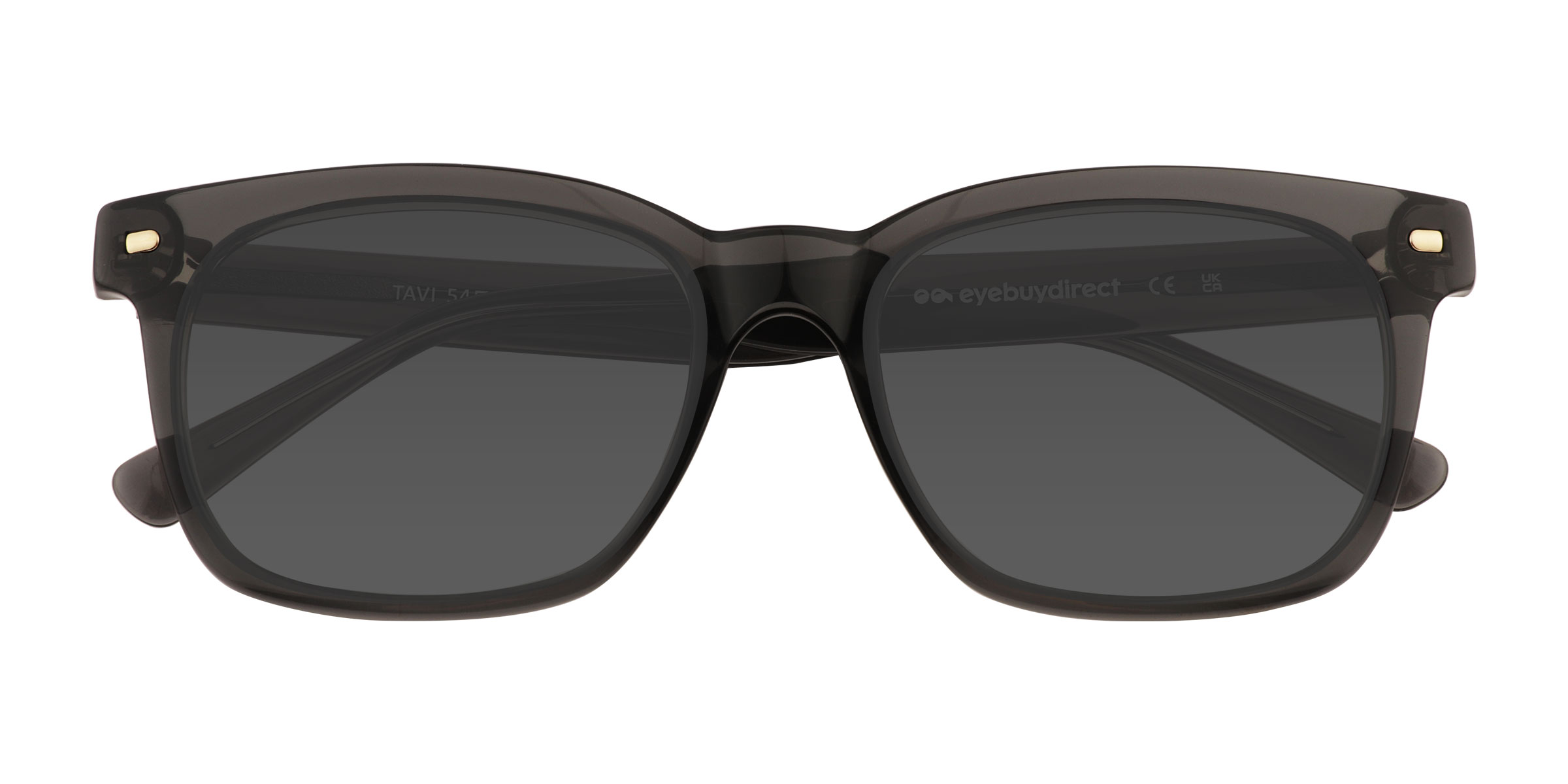 Clear Gray Tavi -  Plastic Sunglasses