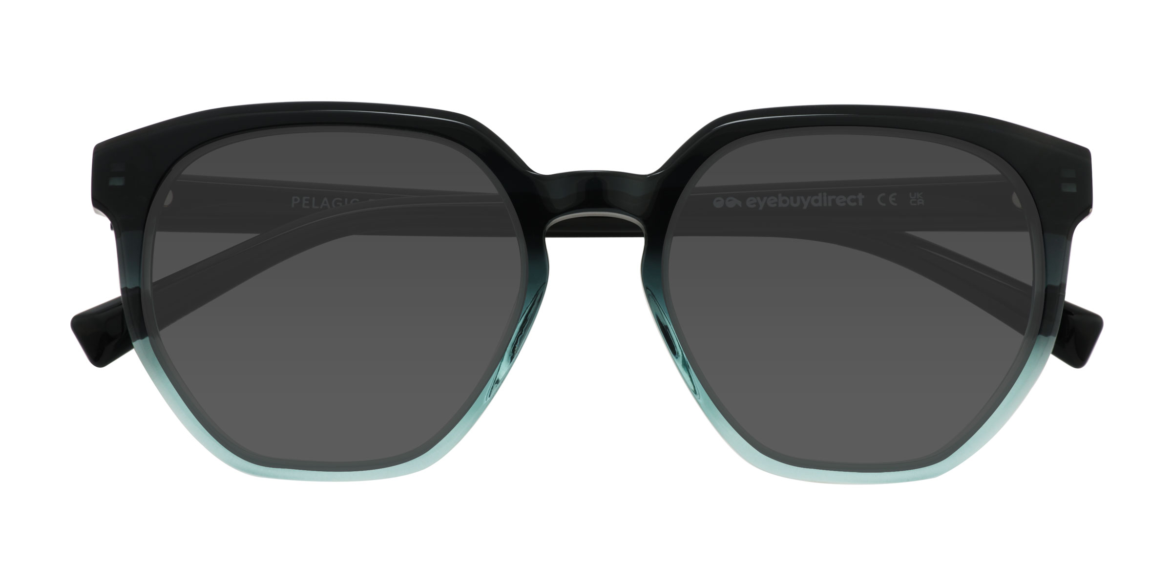 Black Green Pelagic -  Acetate Sunglasses