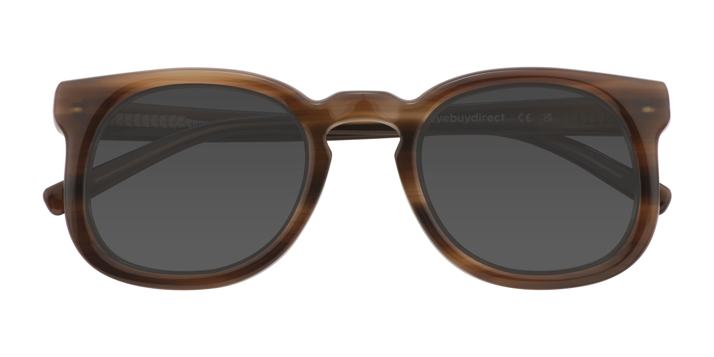 Striped Brown Averill - Eco-friendly Sunglasses