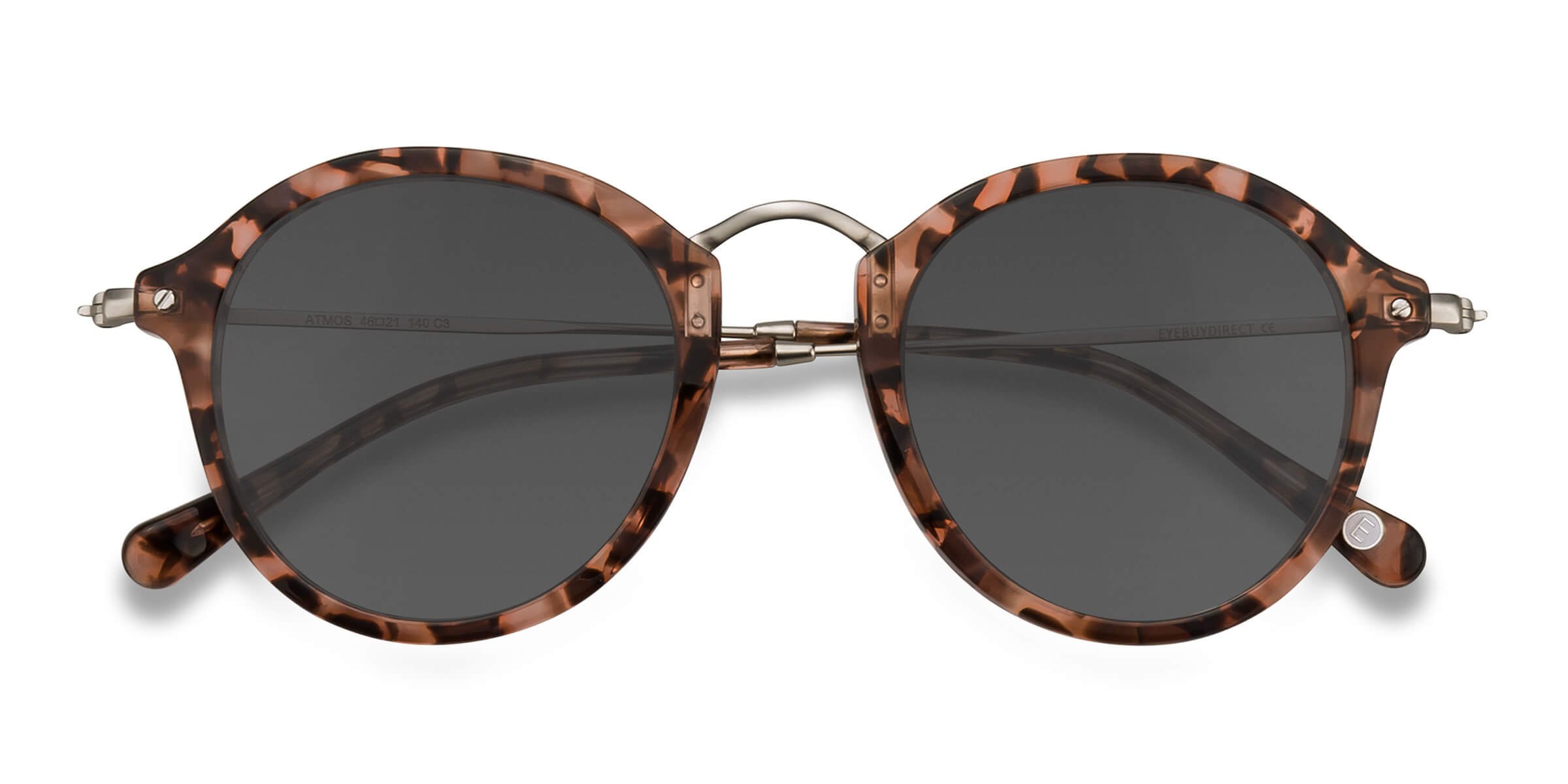 Brown Floral Atmos -  Metal Sunglasses