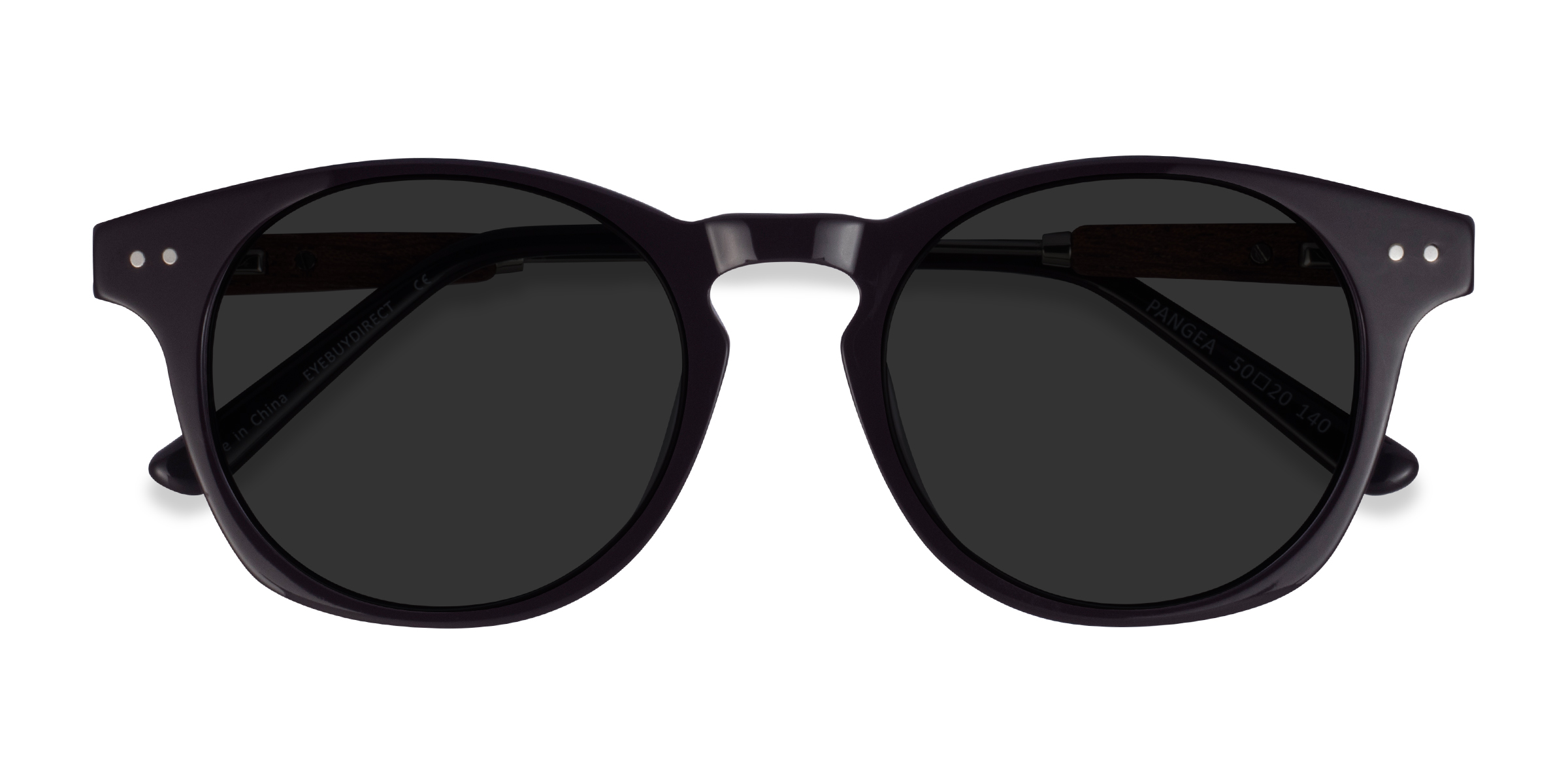 Aubergine Pangea -  Metal Sunglasses