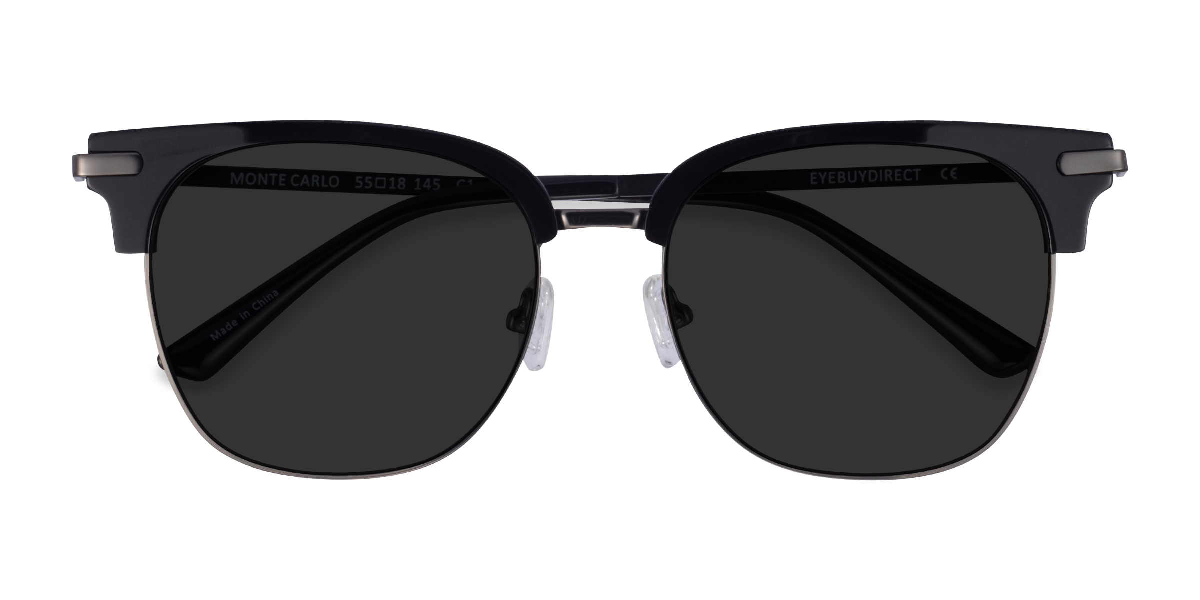 Black Gunmetal Monte Carlo -  Métal Lunettes de soleil
