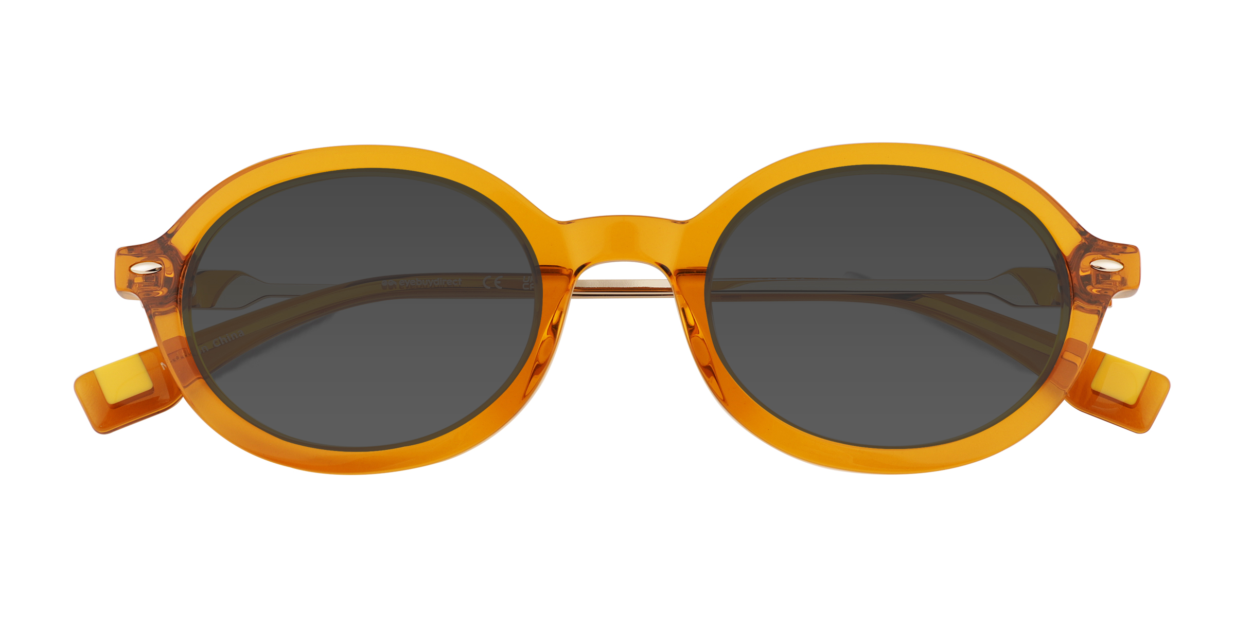 Clear Orange Adel -  Acétate Lunettes de soleil
