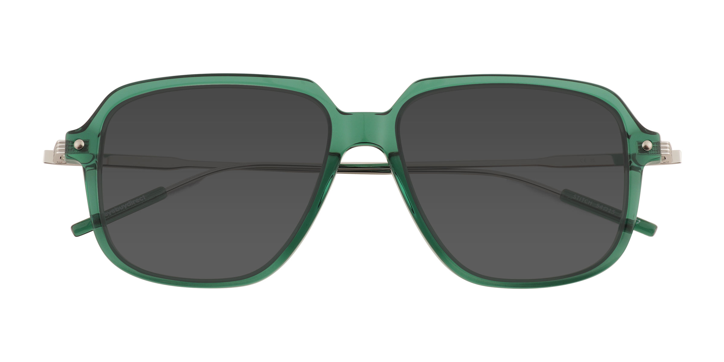 Clear Green Stitch - Acétate Lunettes de soleil