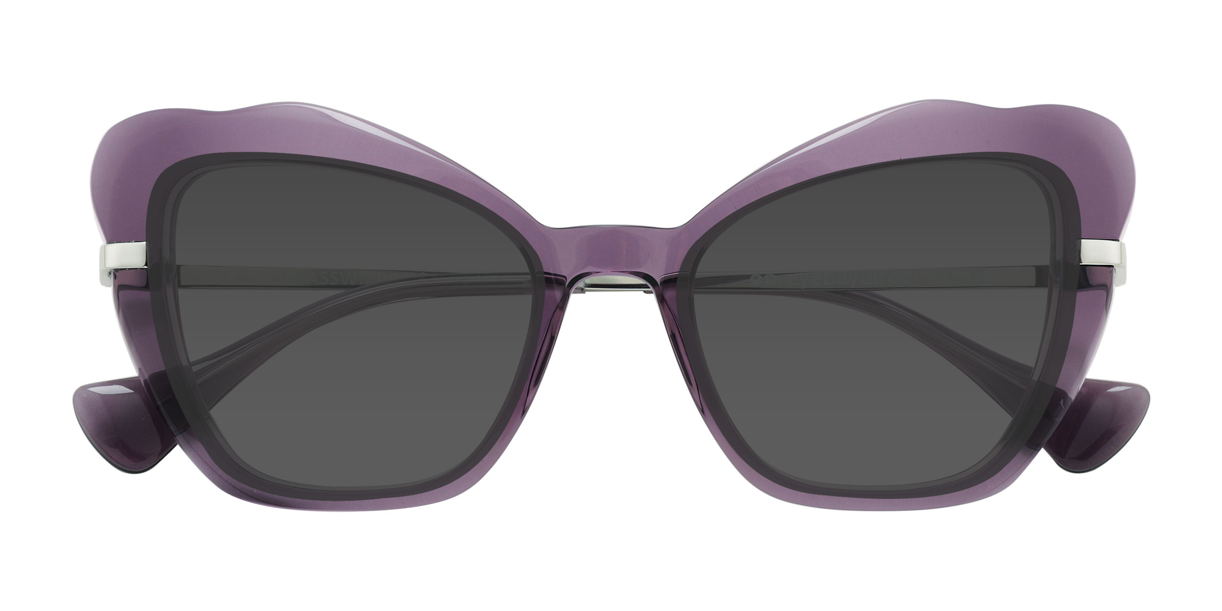Violet Glasswing -  Acétate Lunettes de soleil