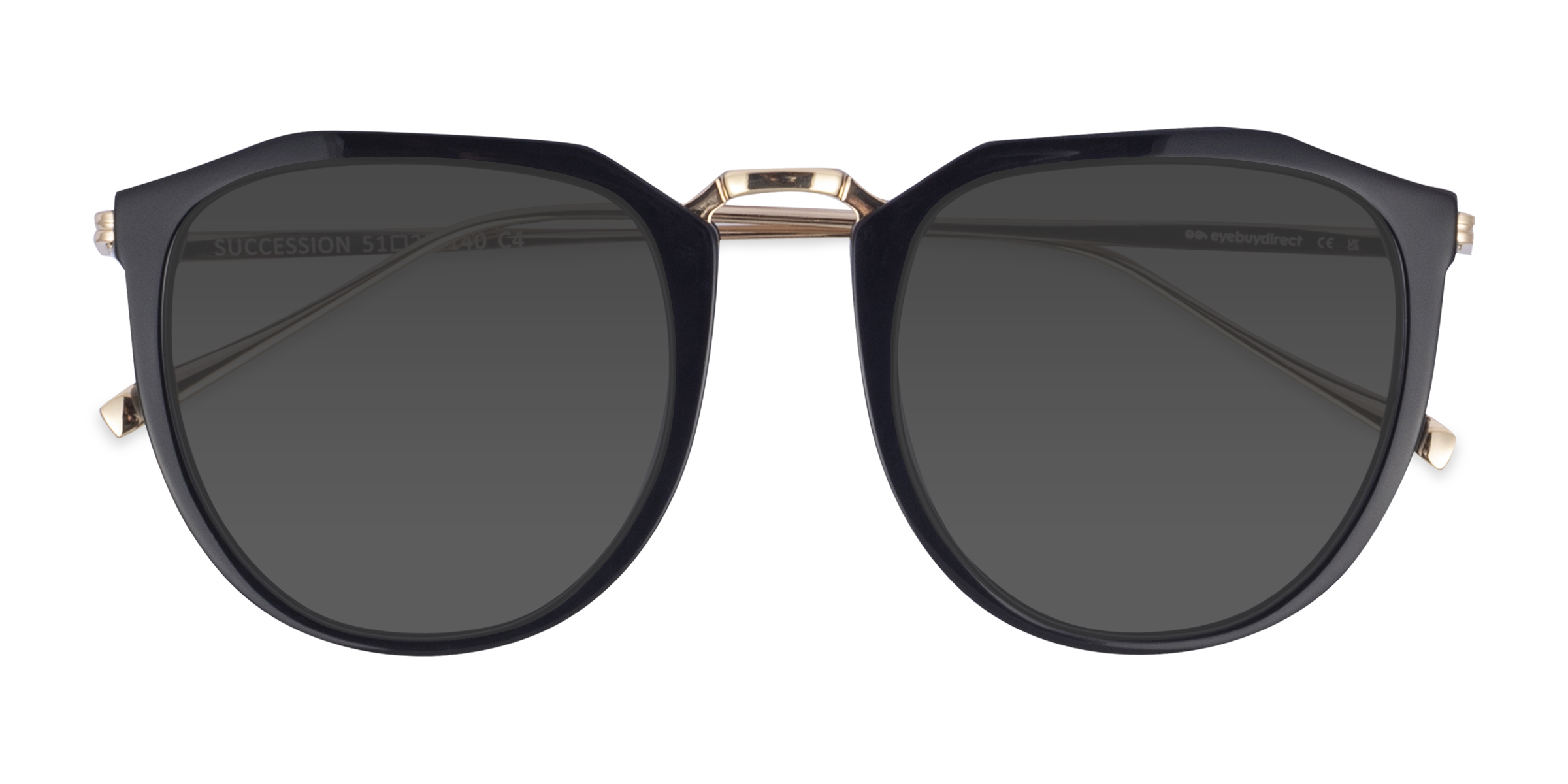 Black Succession -  Metal Sunglasses