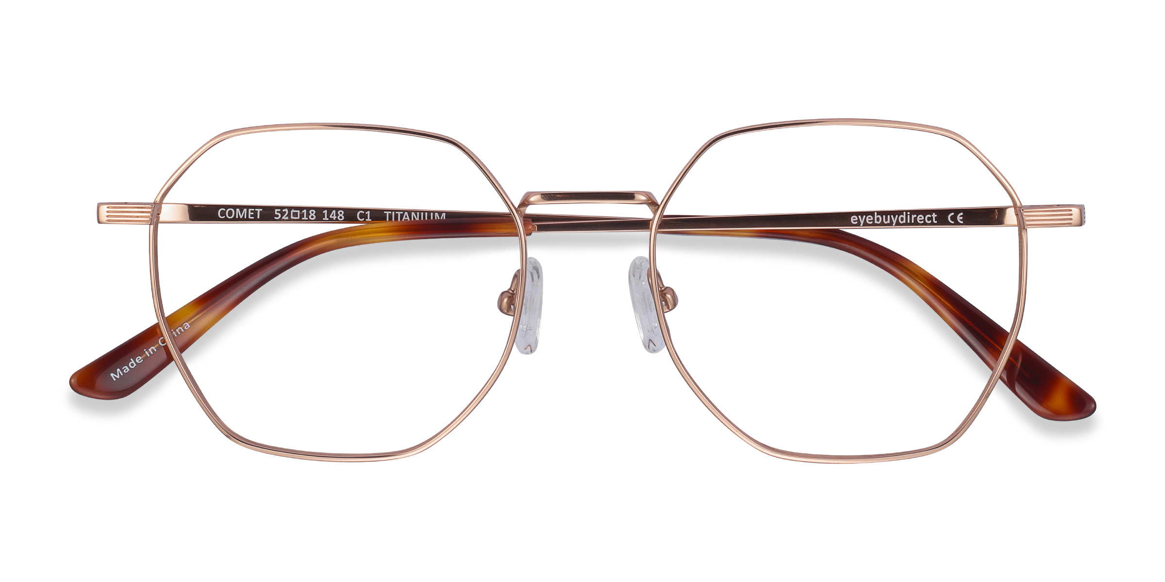 Or rose Comet -  Titanium Lunettes de vue