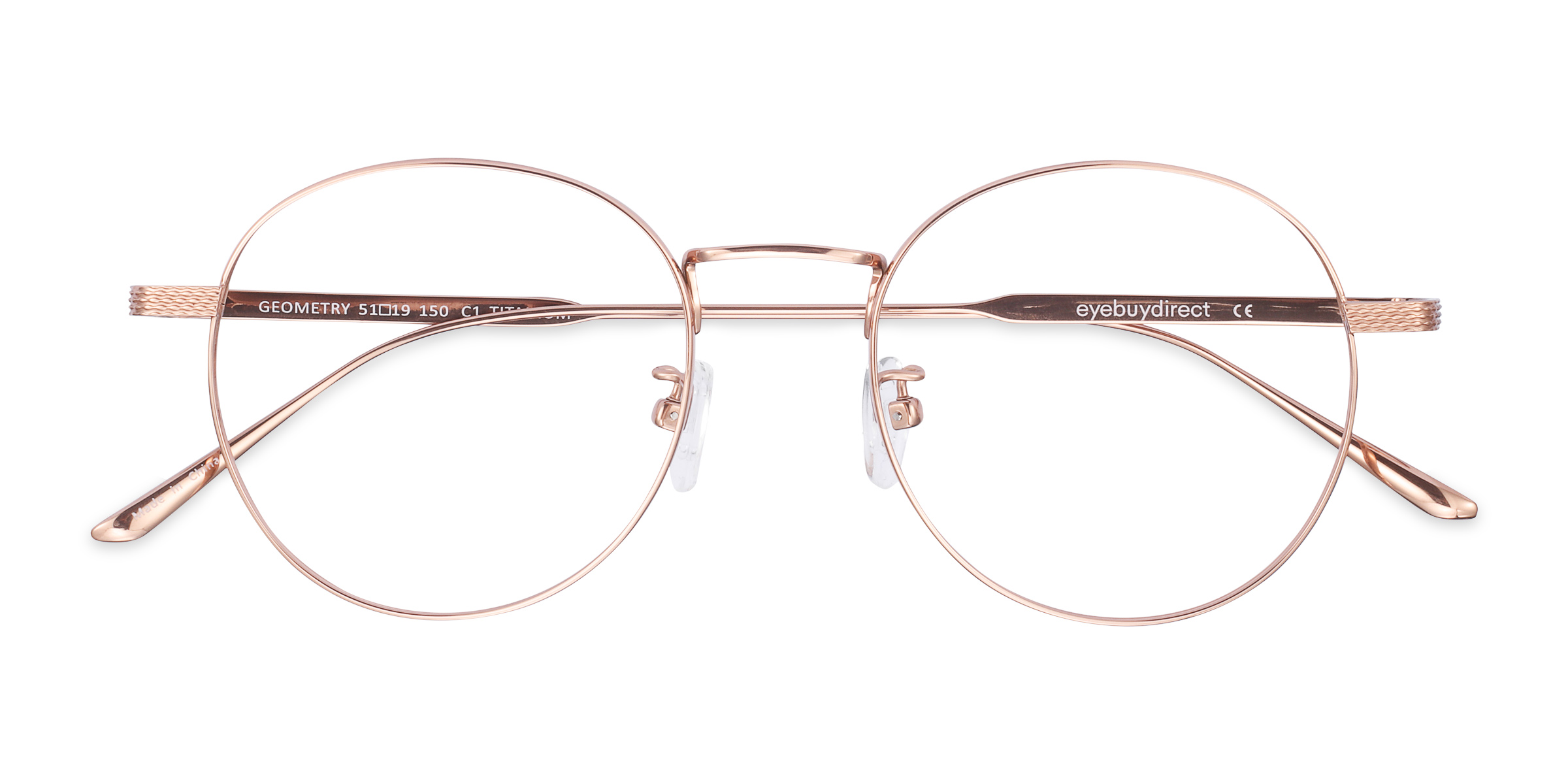 Or rose Geometry -  Titanium Lunettes de vue