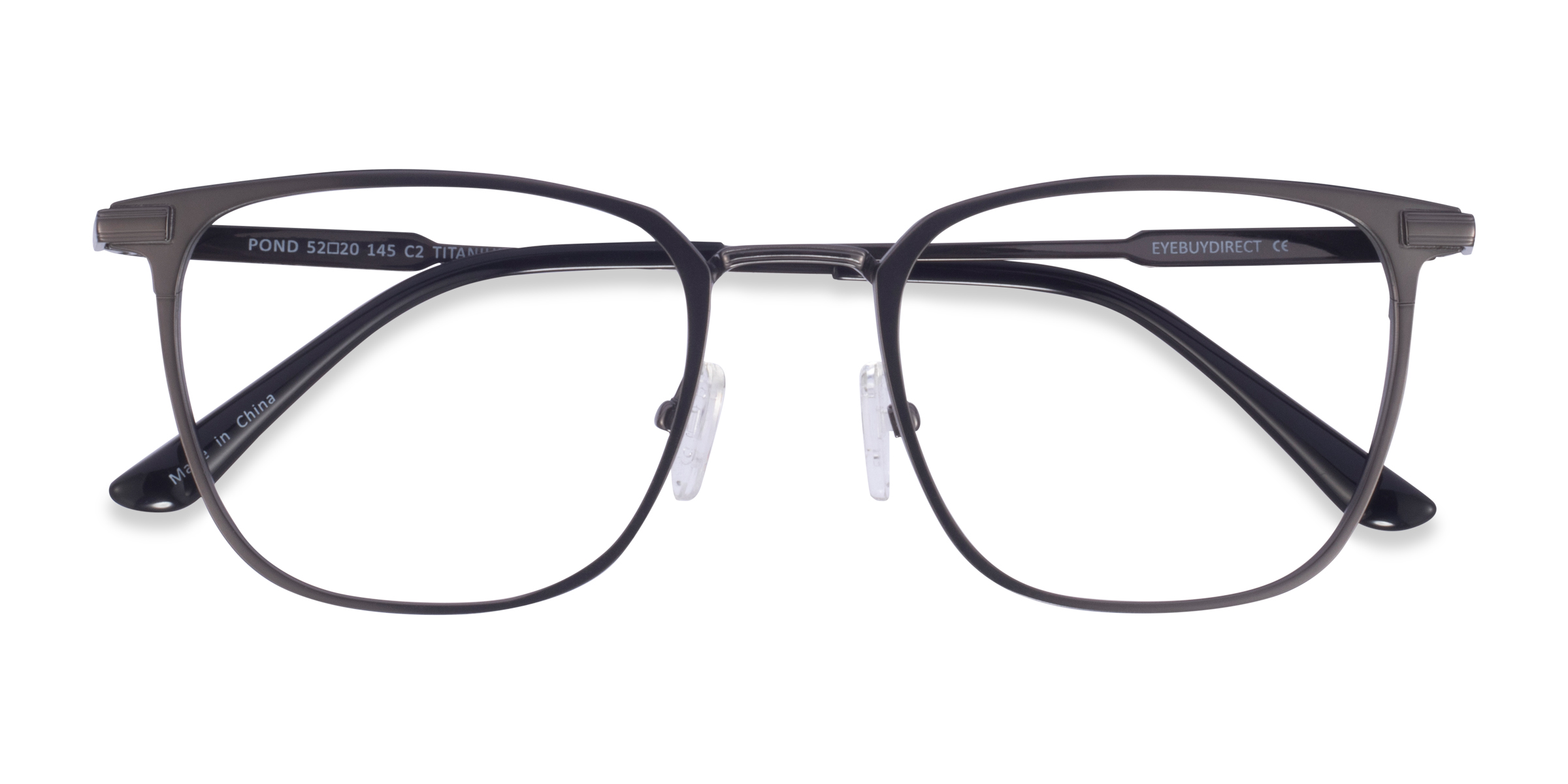 Matte Gunmetal Pond -  Titanium Lunettes de vue