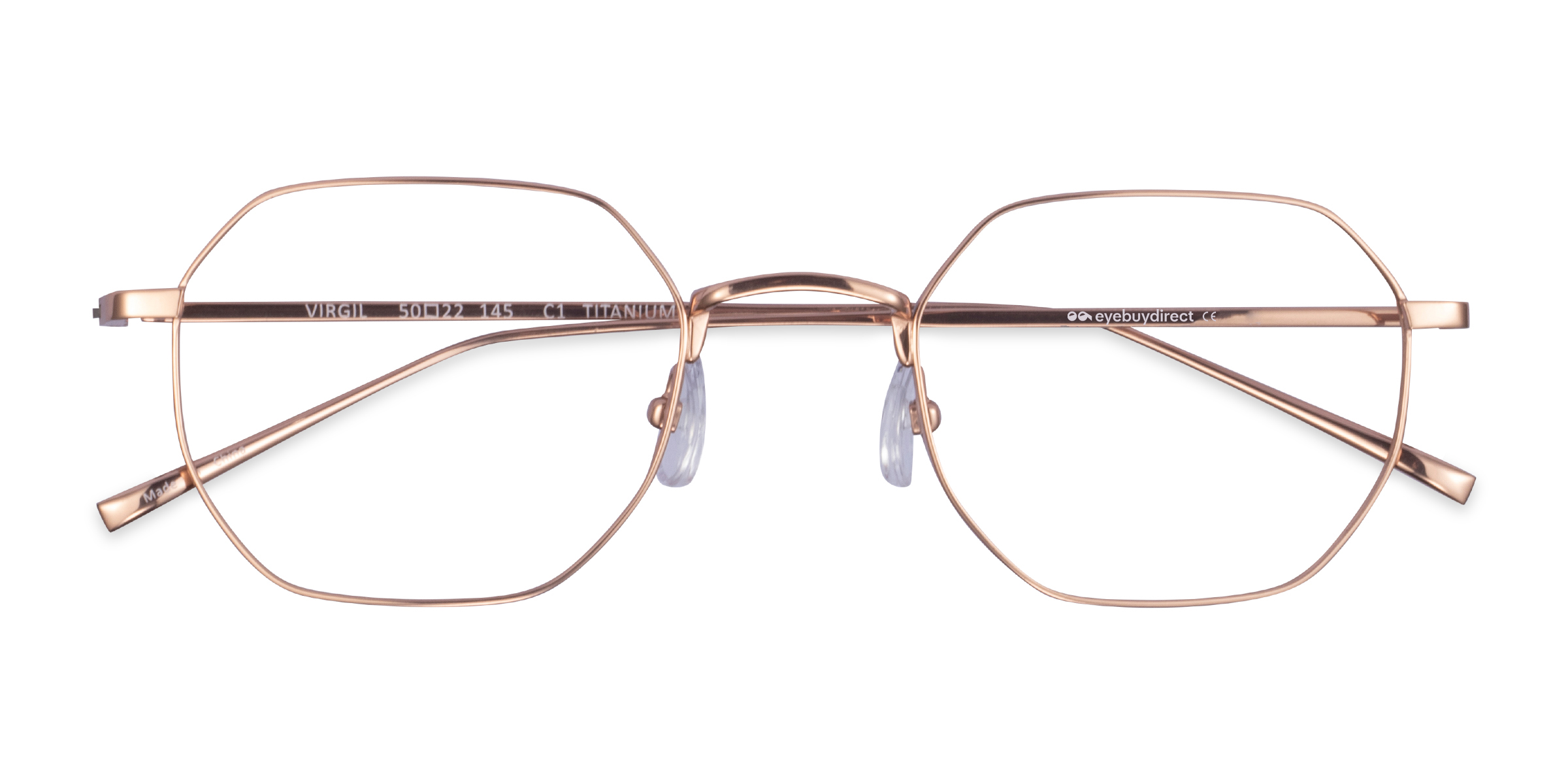 Or rose Virgil -  Titanium Lunettes de vue
