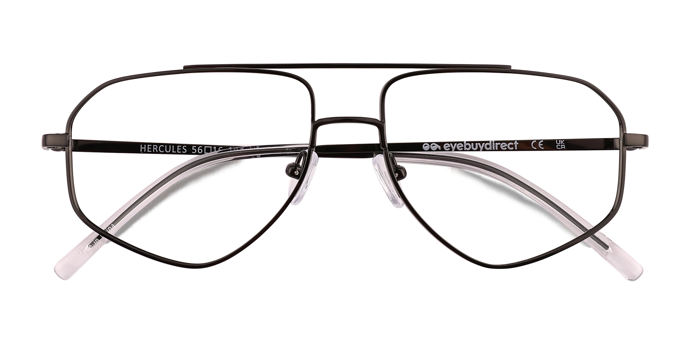 Shiny Black Hercules -  Titanium Eyeglasses