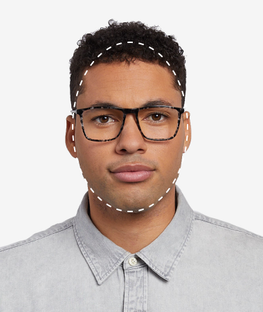 Glasses for oval faces